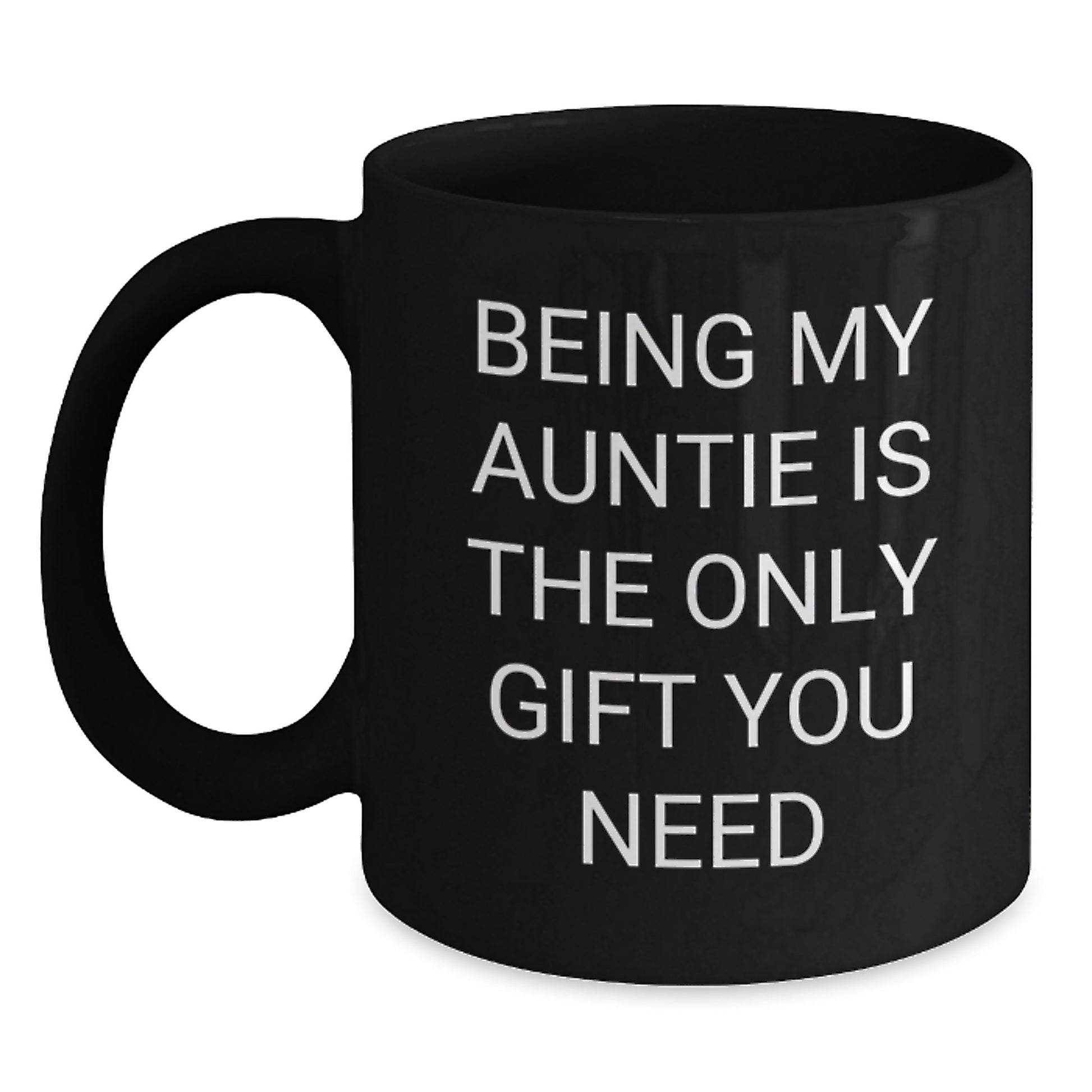 Funny Auntie Quotes Black Coffee Mugs Gifts for Women from Family - Main