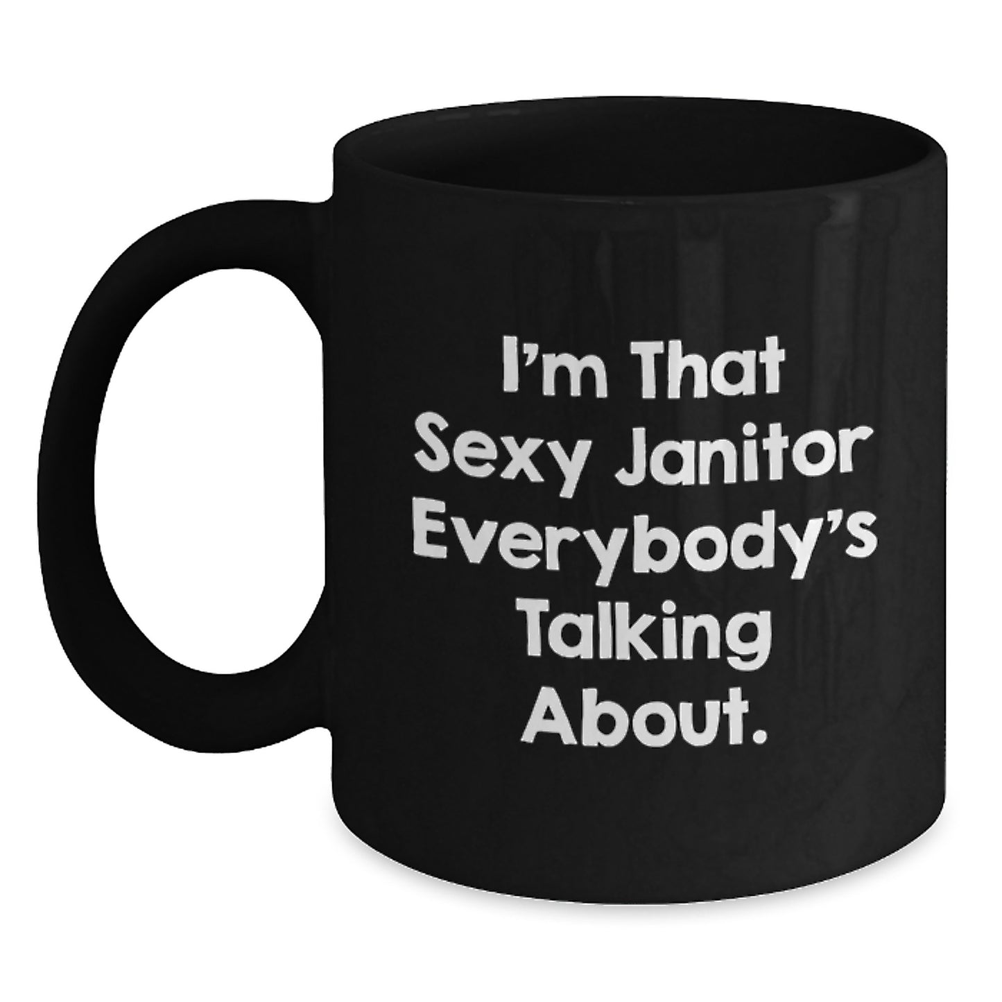 Funny Quote Janitor Gifts for Men Christmas Unique Mugs from Friends - Main
