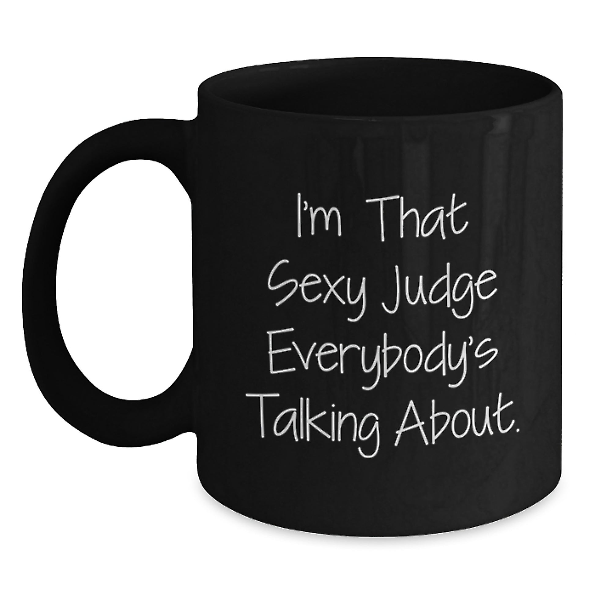 Judge Gifts for Men and Women - Funny Black Coffee Mug for Friends and Family - Christmas Unique Gifts from Lover - Main