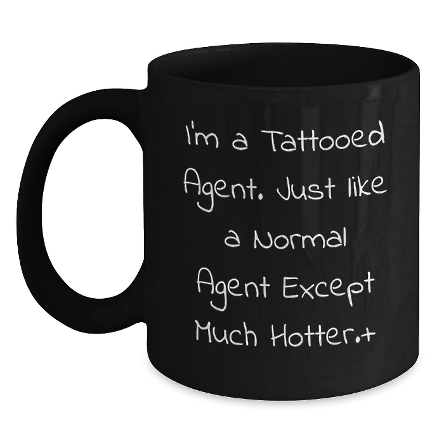 Funny Agent Quotes Black Coffee Mugs, Gifts from Friends to Agent, Unique Christmas Unique Gifts for Agents Men - Main