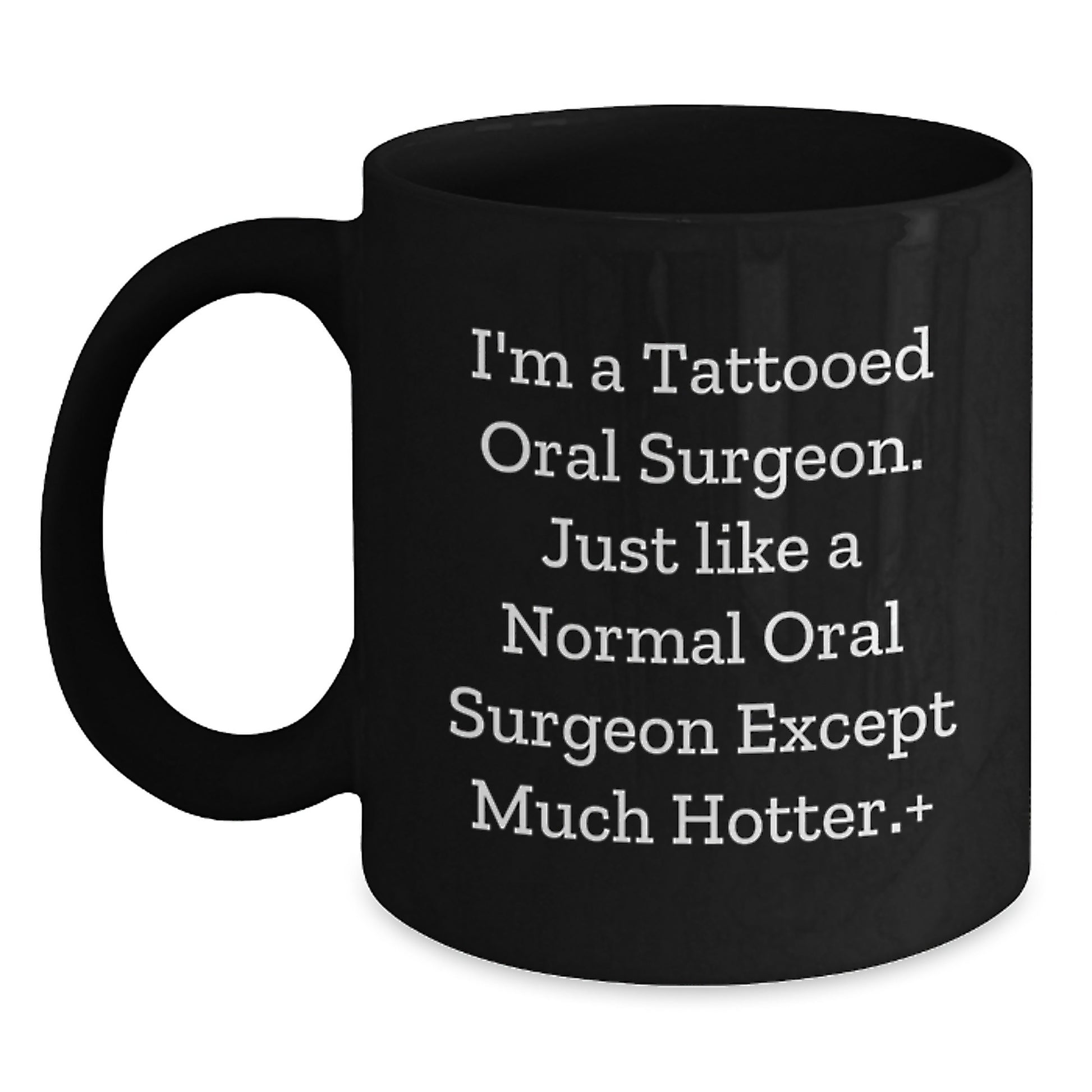 Funny Oral Surgeon Gifts, Black Coffee Mugs for Men, Christmas Unique Gifts from Friends to Oral Surgeon - Main
