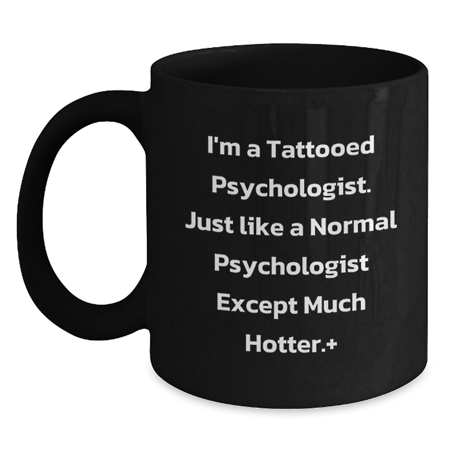 Funny Psychologist Gifts, Black Coffee Mugs for Psychologist, Unique Christmas Unique Gifts from Friends to Psychologist - Main