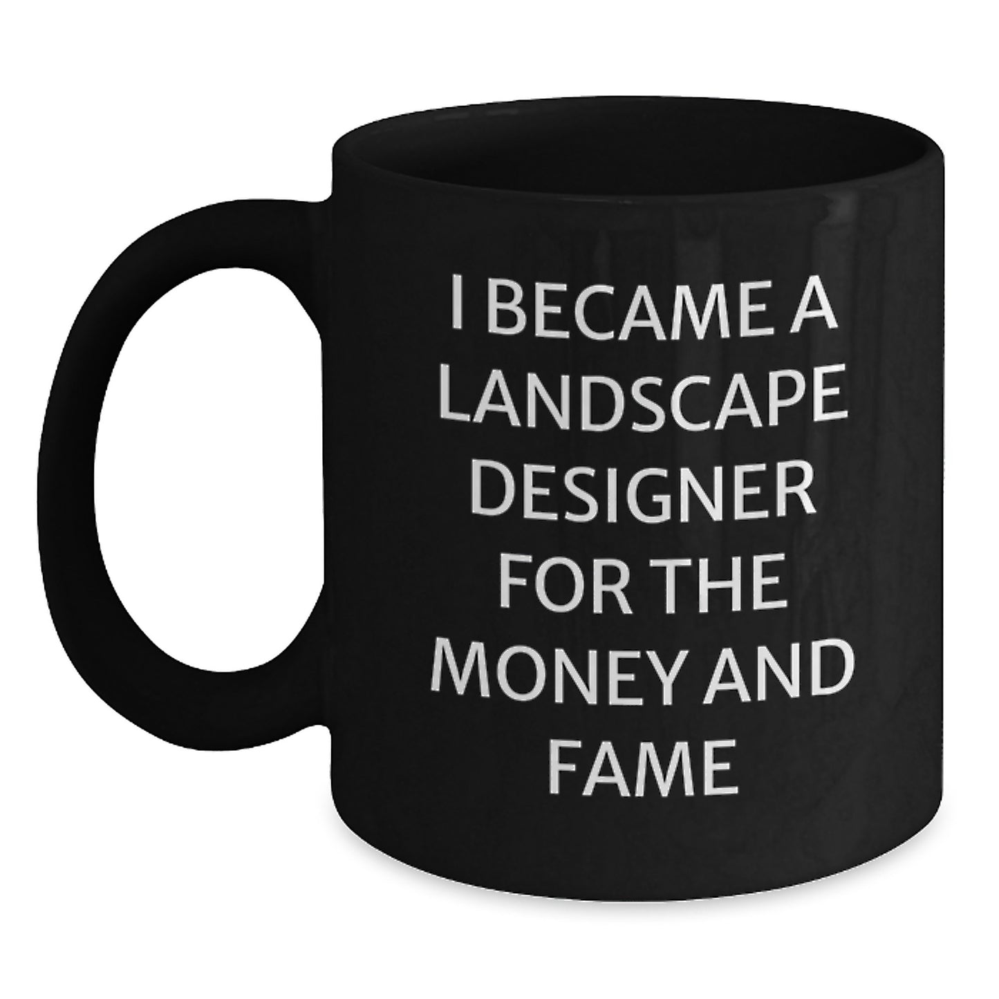 Funny Landscape Designer Quotes Gifts from Friends to Landscape Designers Black Coffee Mugs for Christmas Morning - Main
