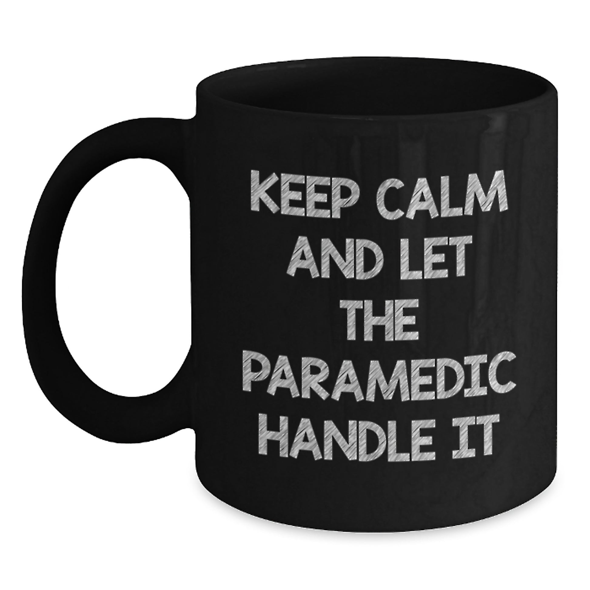 Funny Rescue Worker Gifts for Men Christmas Unique Mugs from Friends - Keep Calm And Let The Rescue Worker Handle It - Main