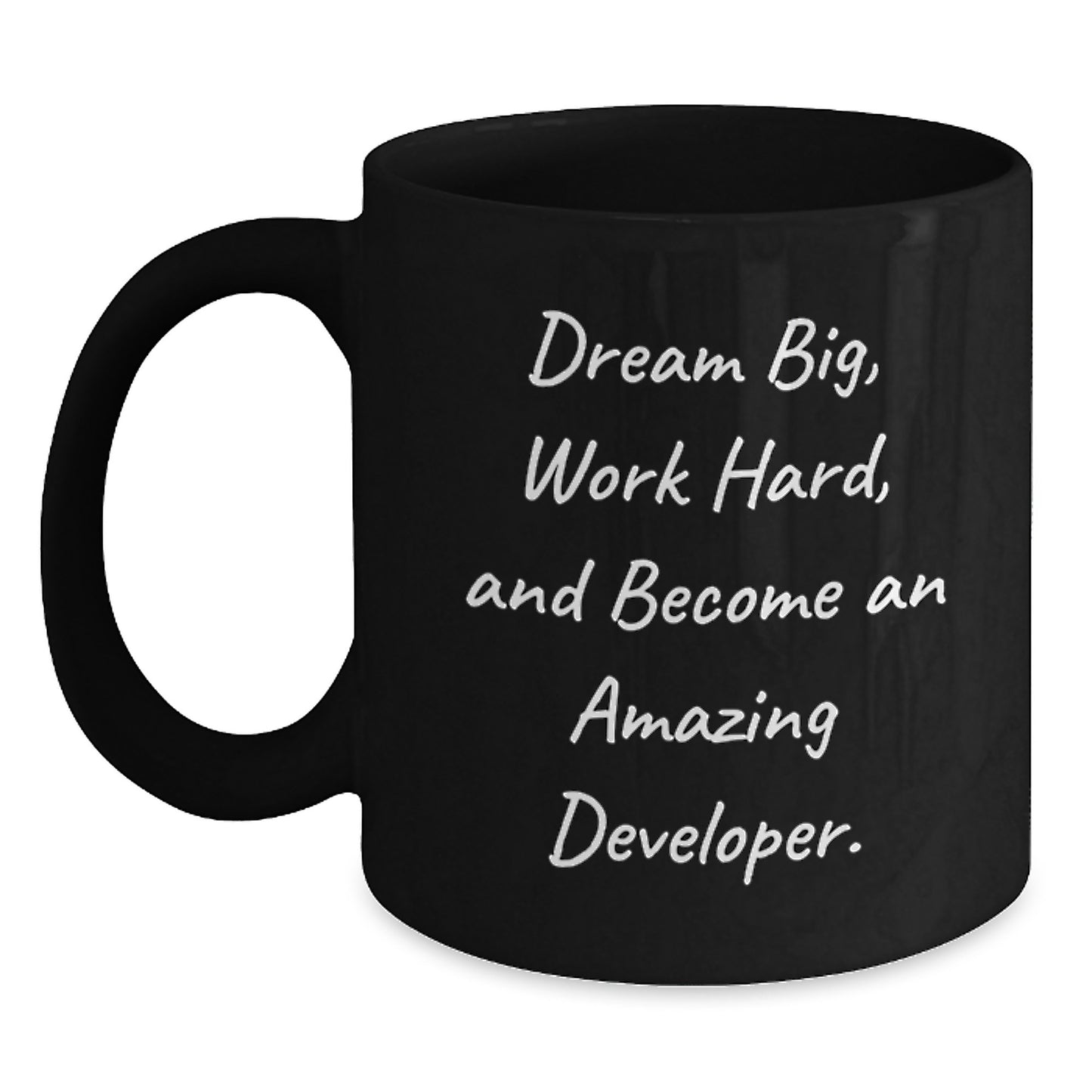 Developer Gifts, Funny Quote, Black Coffee Mug for Birthday, Gifts from Friends, Gifts for Developer - Main