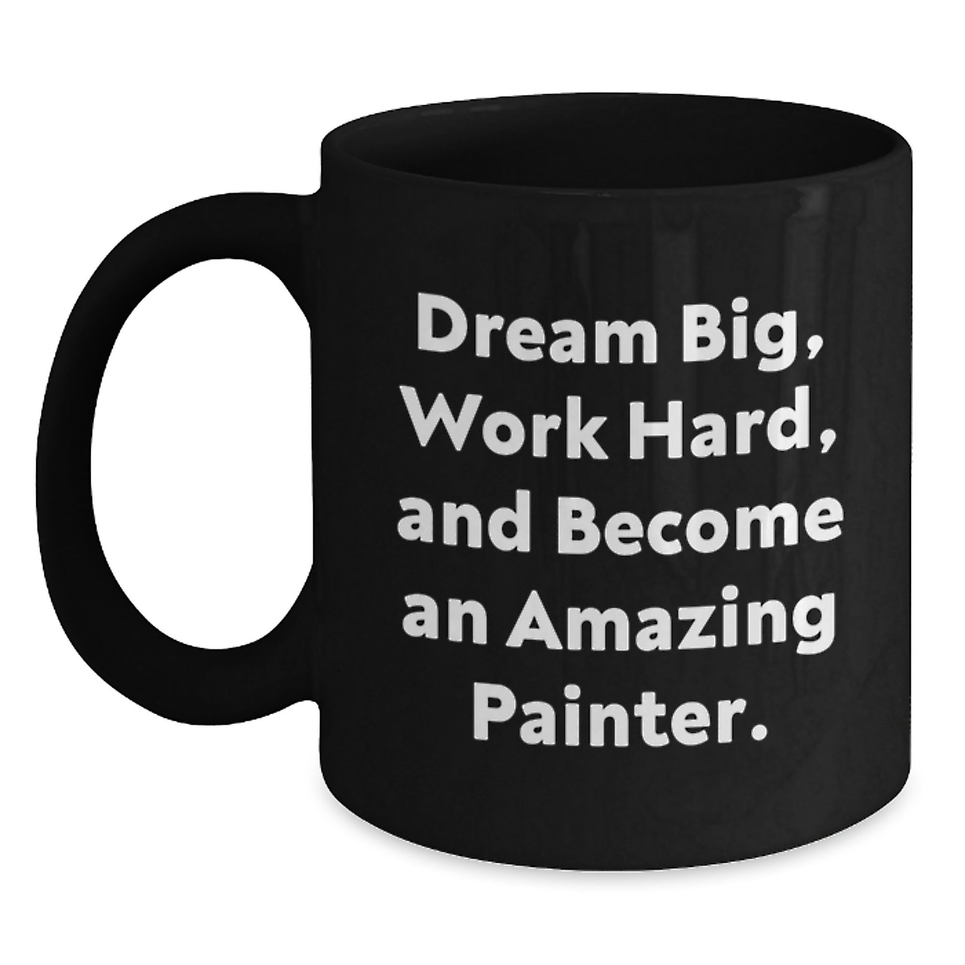 Gifts from the Painter, Inspirational Funny Black Coffee Mug, Christmas Unique Gifts for Painter Enthusiasts - Main