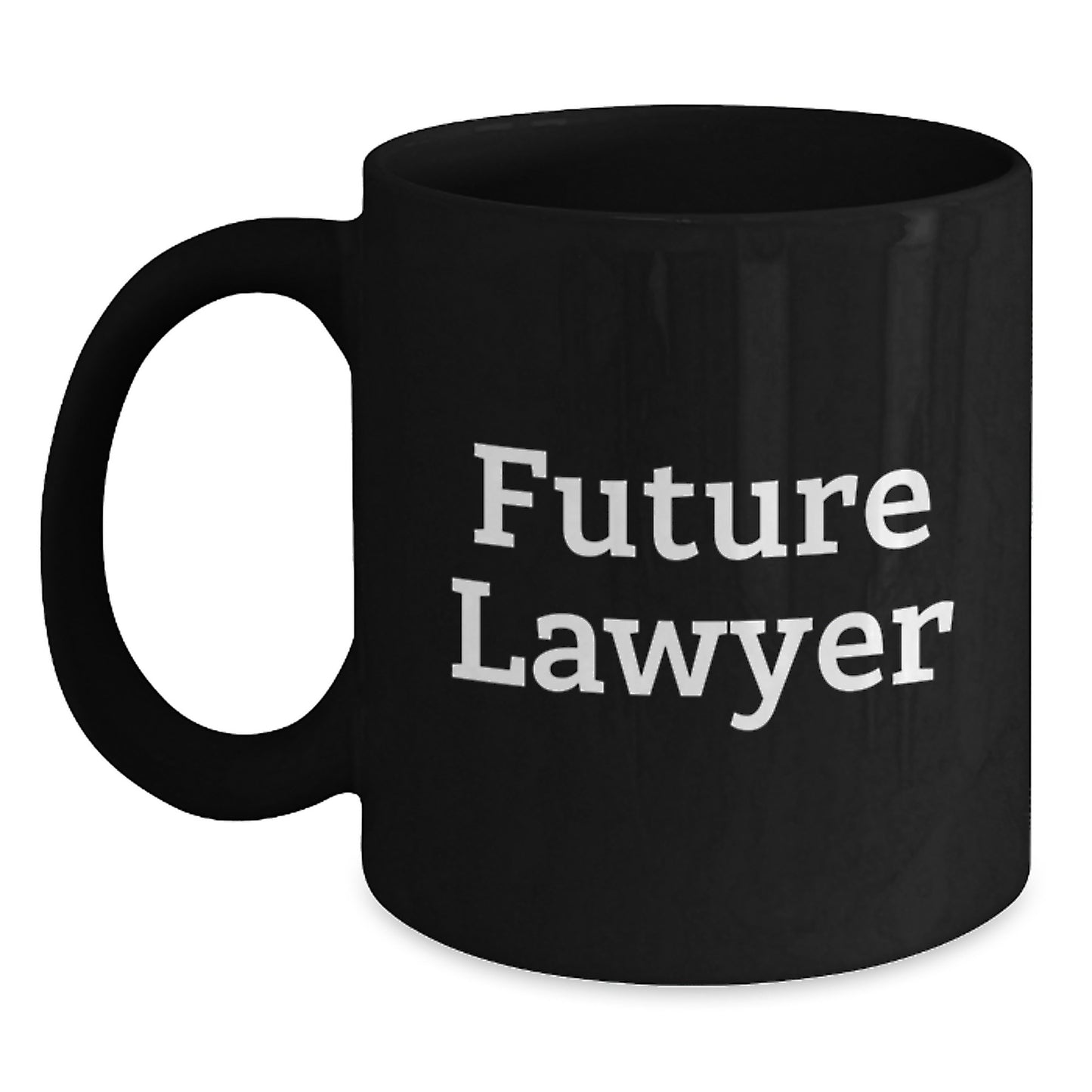 Funny 'Future Lawyer' Black Coffee Mug for Lawyer Gifts on Birthday, Gifts from Family, Friends, or Coworkers for Lawyer - Main