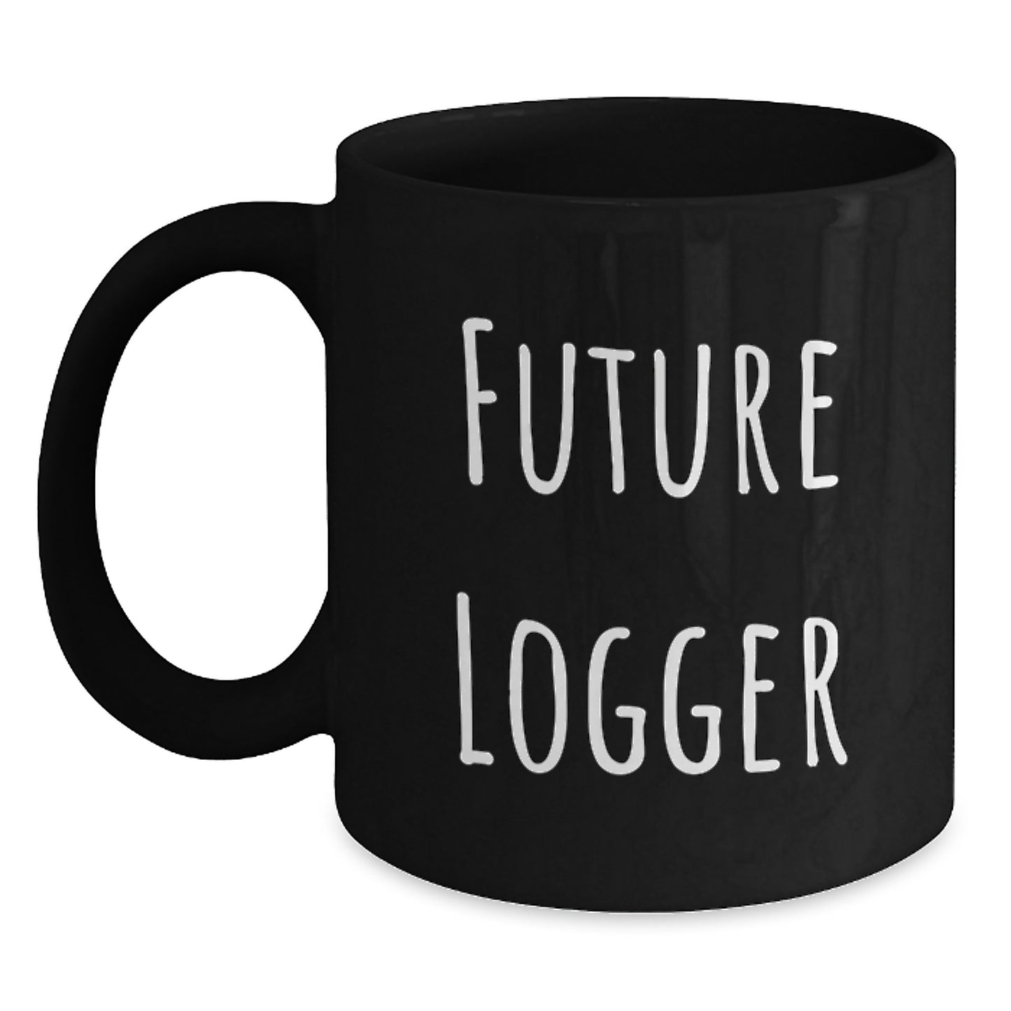 Funny Future Logger Black Coffee Mugs Gifts for Logger Men Friends Family from Men - Main