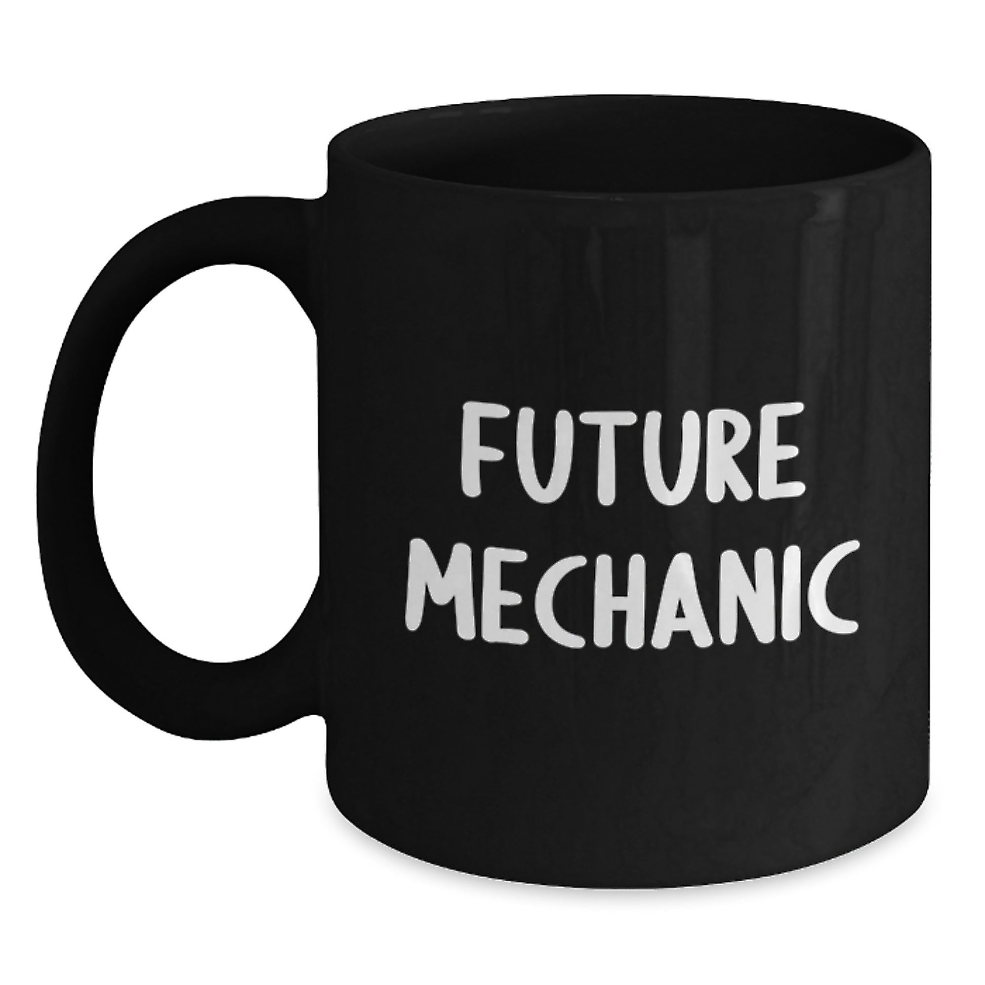 Funny Mechanic Gifts from Friends, Unique Black Coffee Mugs for Men, Future Mechanic, Christmas Unique Gifts for Coworkers - Main