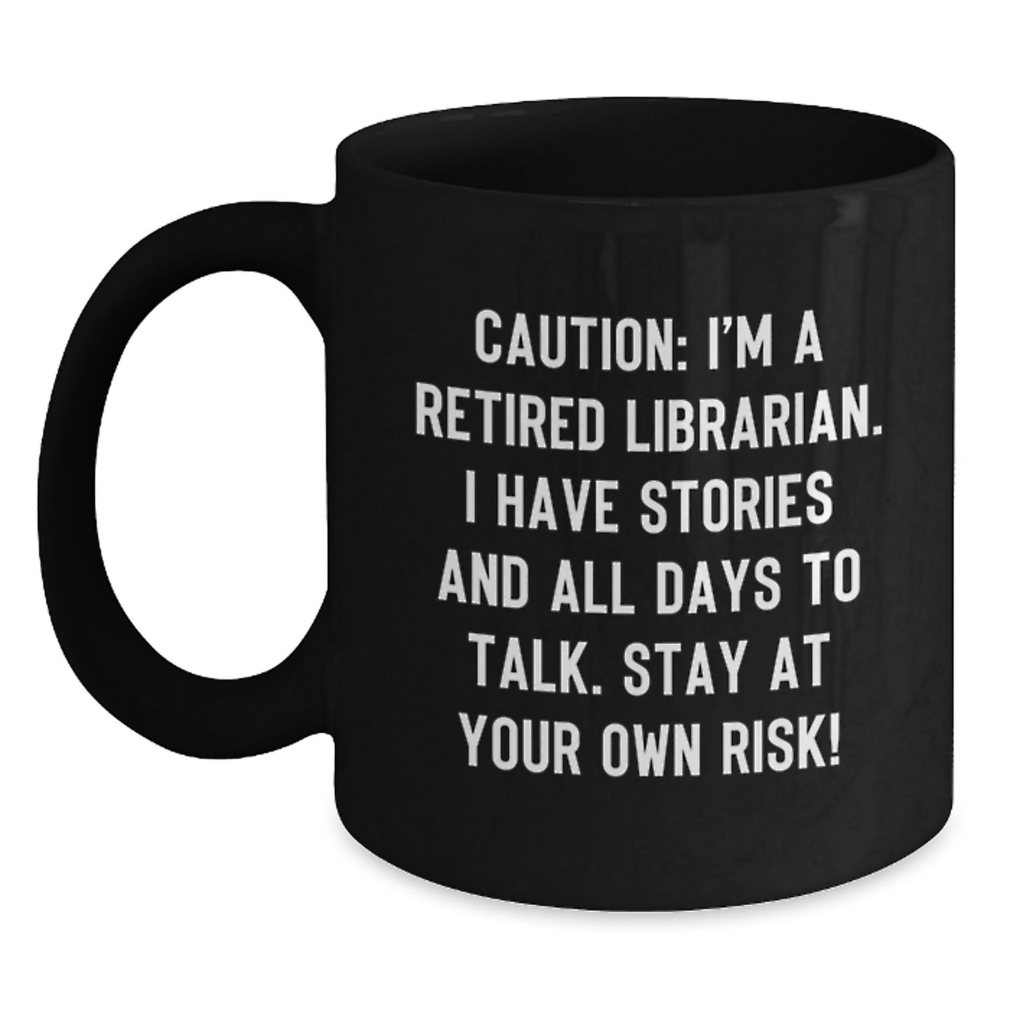 Funny Librarian Quotes Gifts for Men Women Family Friends from Coworkers, Black Coffee Mug, Christmas Unique Mug Sets - Main