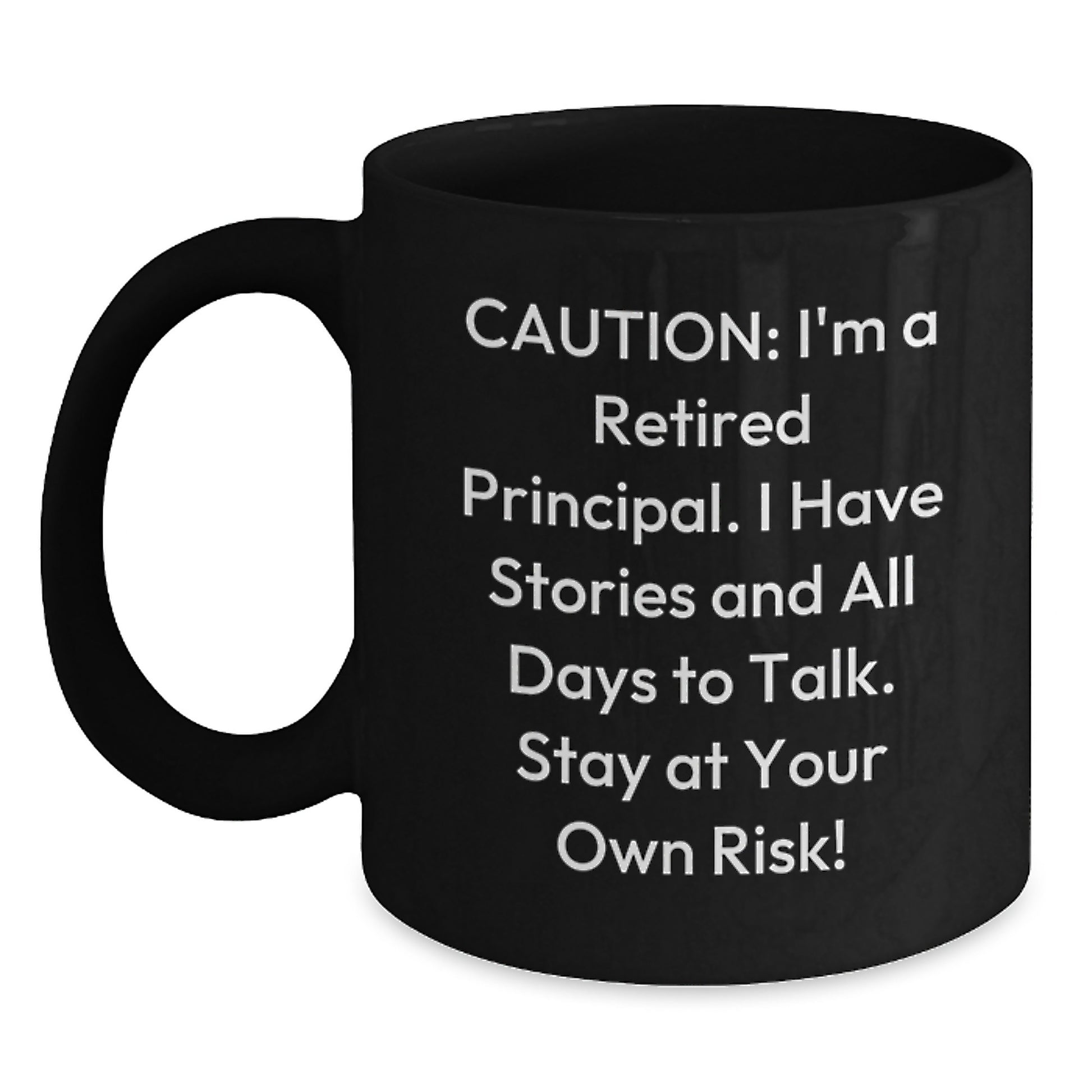 Funny Principal Gifts, Black Coffee Mug, for Him, Unique Christmas Unique Gifts from Friends, Men, Family - Main