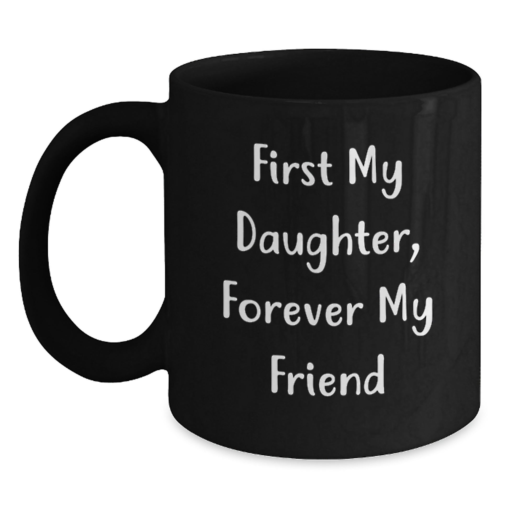 Gifts from Mom and Dad to Daughter, Funny Quotes on Black Coffee Mugs, Christmas Unique Gifts for Her - Main