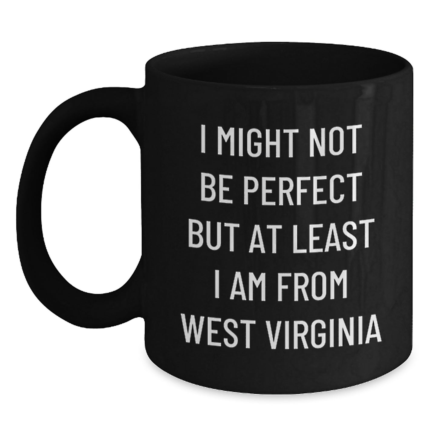 West Virginia Proud Mugs, Black Coffee Mug Gifts from West Virginia, Funny Quote, Graduation Unique Gifts for Men, Women, Friends, Coworkers, Family - Main