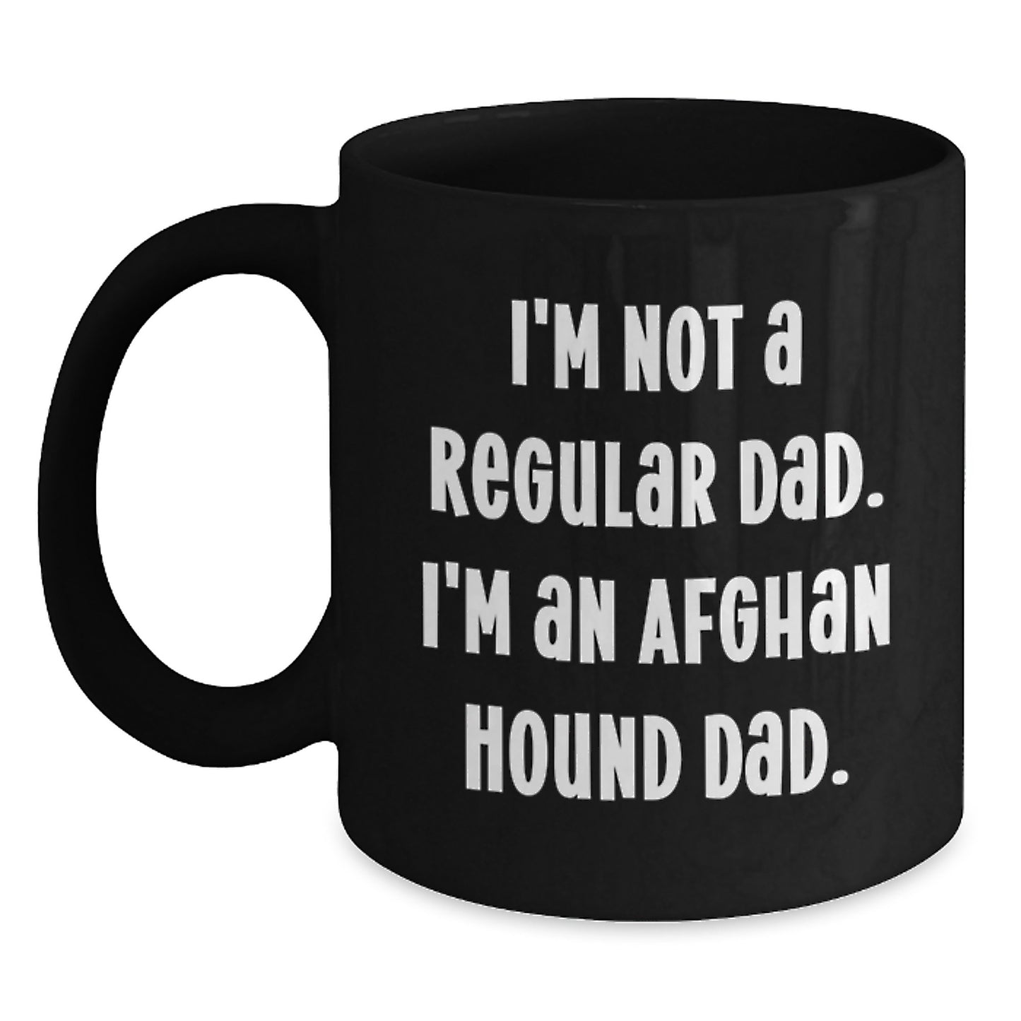 Funny Afghan Hound Dog Gifts for Dad, Christmas Unique Mugs from Men to Family - Main