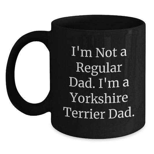 Funny Yorkshire Terrier Dog Gifts for Dad, Christmas Unique Mugs from Men to Family - Main