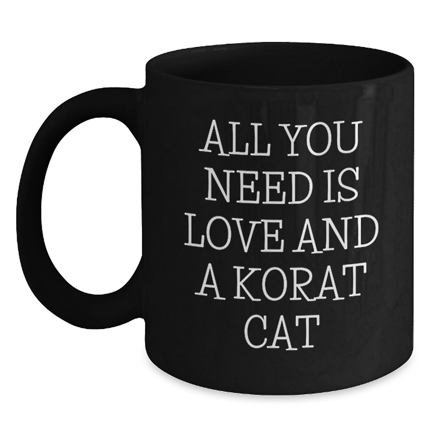 Korat Cat Lovers Gifts Funny Black Coffee Mugs From Family To Friends For Birthday - Main