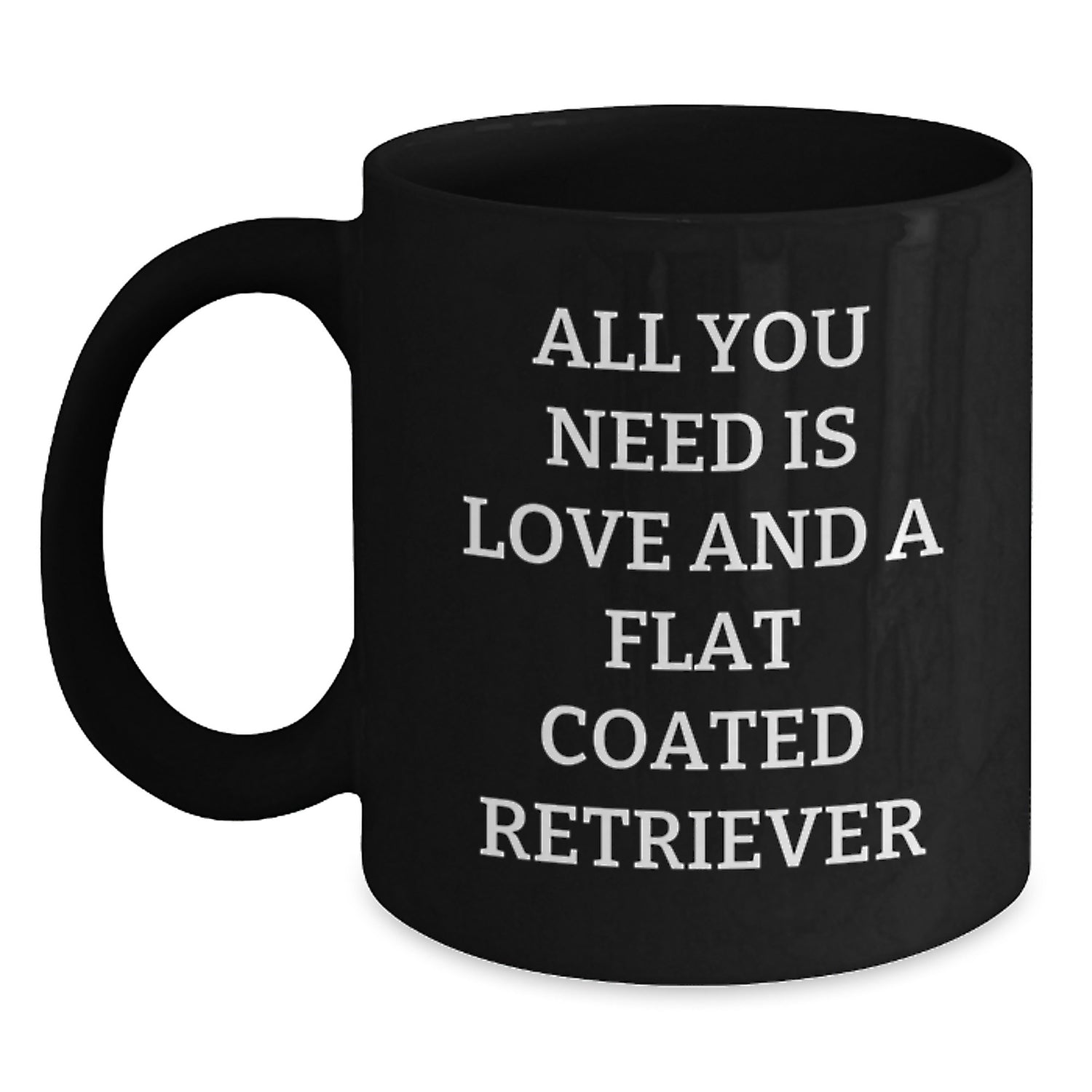 Funny Flat Coated Retriever Dog Lover Gifts from Men to Family, Family Christmas Unique Presents for Flat Coated Retriever Dog Enthusiasts - Main