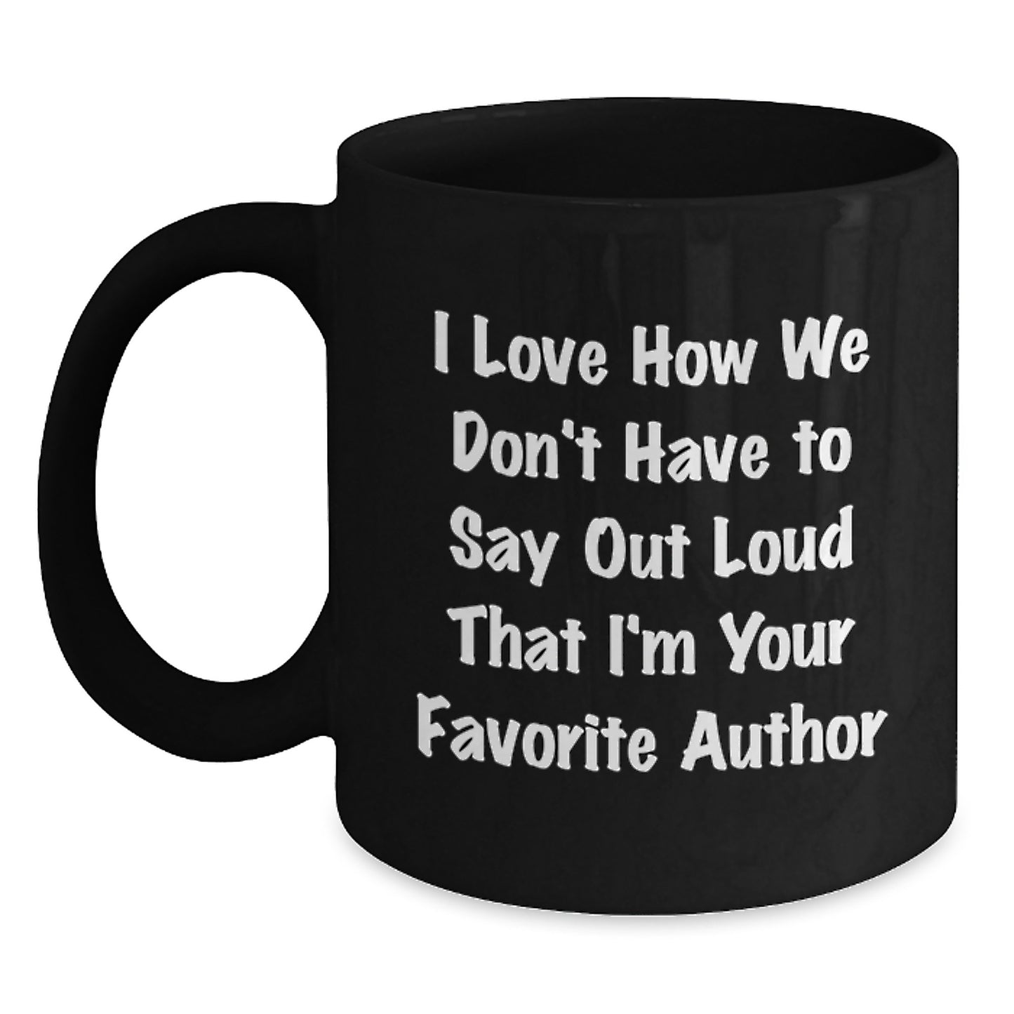 Author's Favorite Funny Quote Gifts for Men from Family, Black Coffee Mug for Graduation Unique Gifts - Main