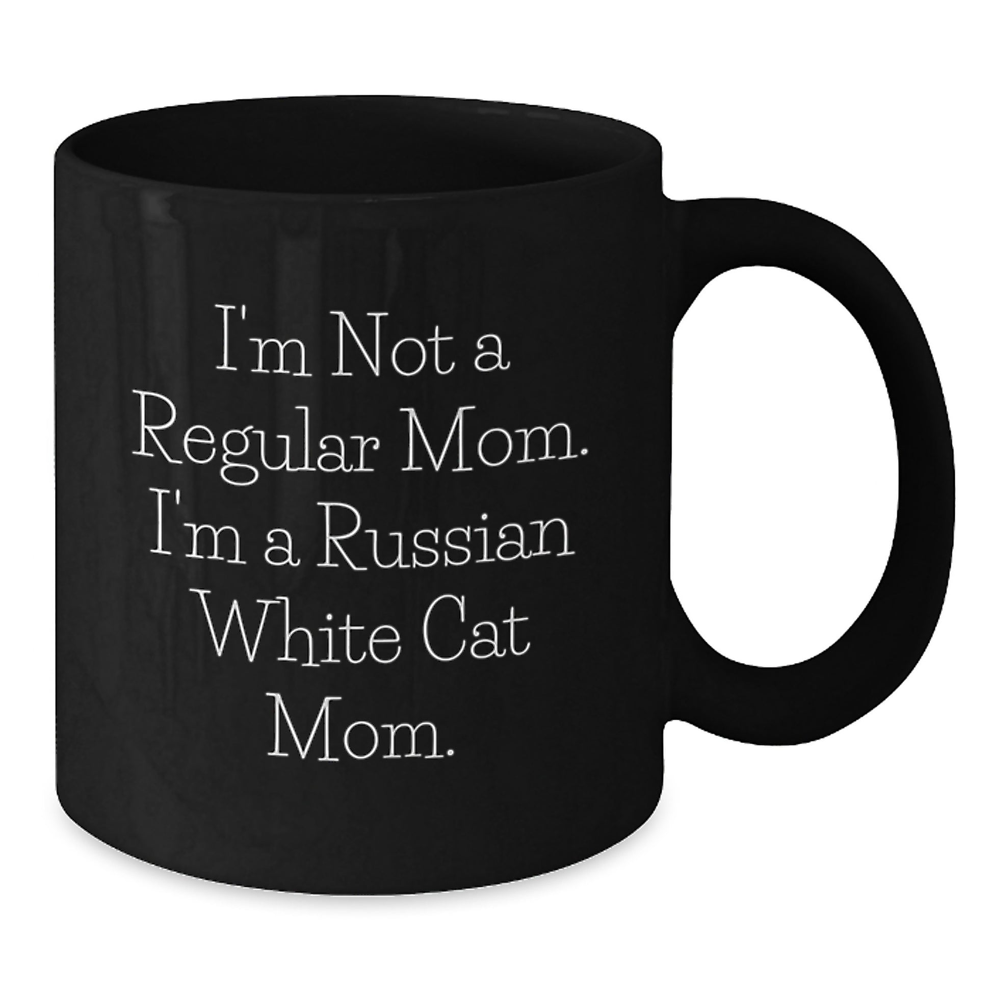 Funny Russian White Cat Mom Gifts for Russian White Cat Lovers - Birthday Unique Gifts from Friends and Family - Additional