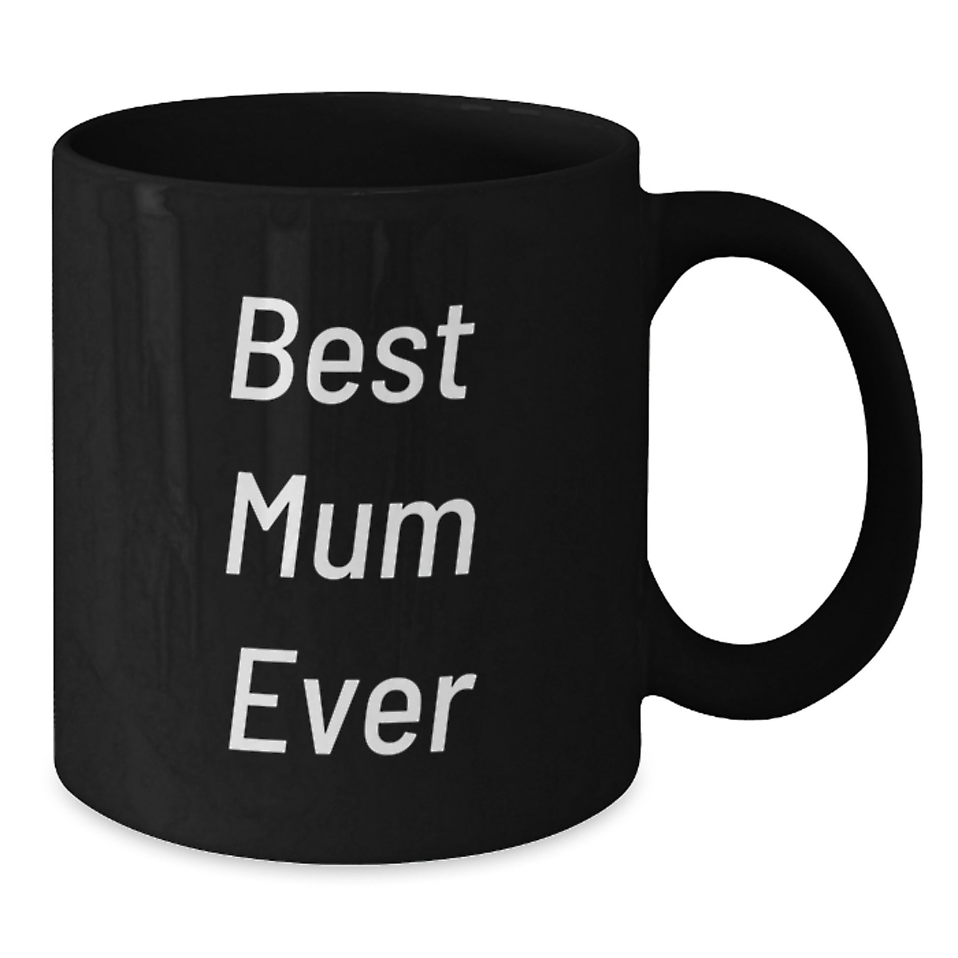 Funny Gifts for Mum, Best Mum Ever Mug, Black Coffee Mug for Mum on Christmas - Additional