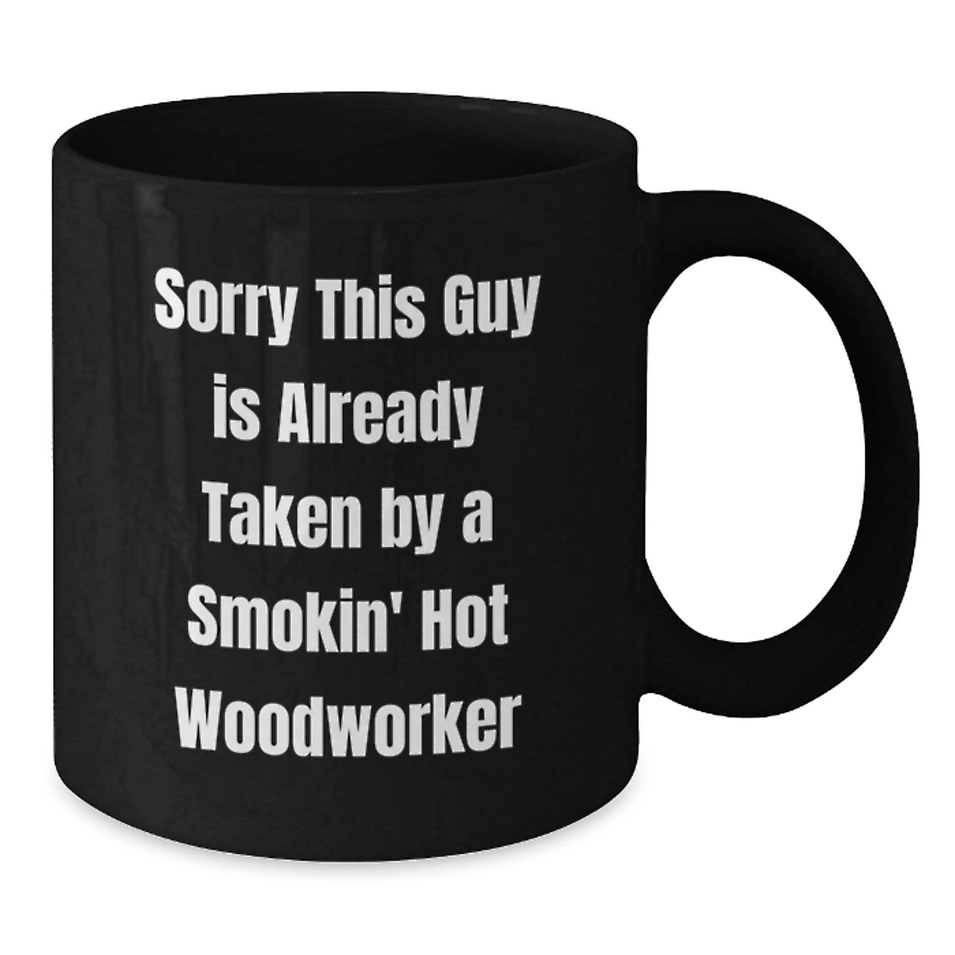 Woodworker Gifts, Funny Quote, Black Coffee Mug, Birthday Unique Gifts from Friends to Woodworker - Additional