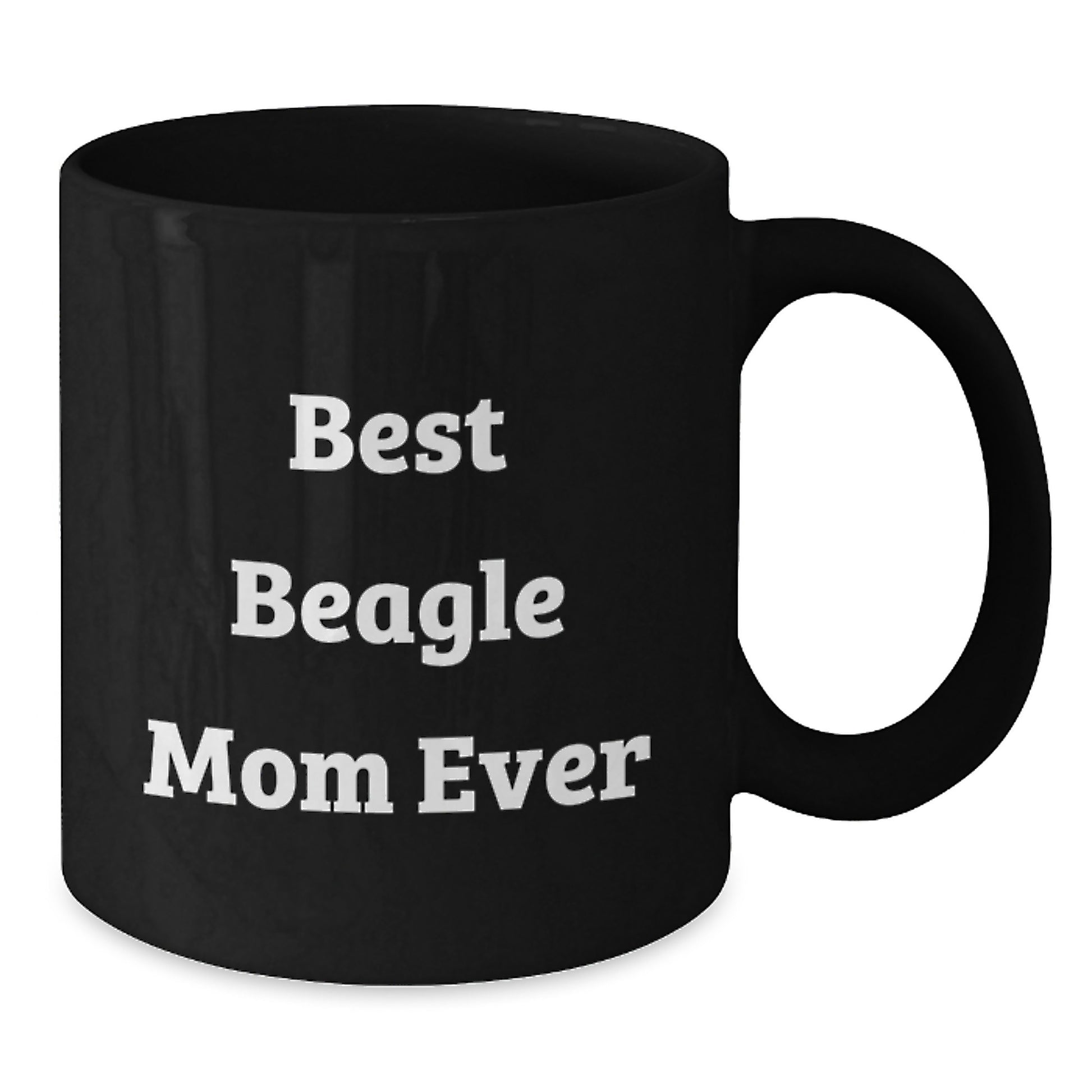 Funny Beagle Dog Mom Best Gifts for Beagle Lovers, Black Coffee Mug for Birthday, Gifts from Mom to Beagle Dog Friends - Additional