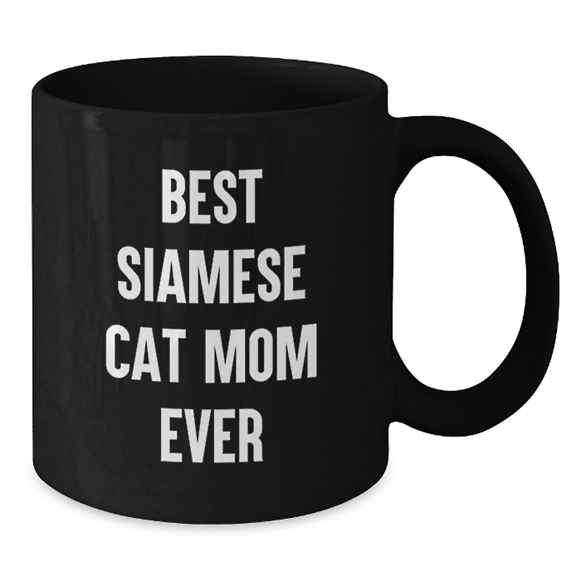 Funny Siamese Cat Mom Ever Gifts from Friends for Her Birthday Unique Coffee Mug - Additional