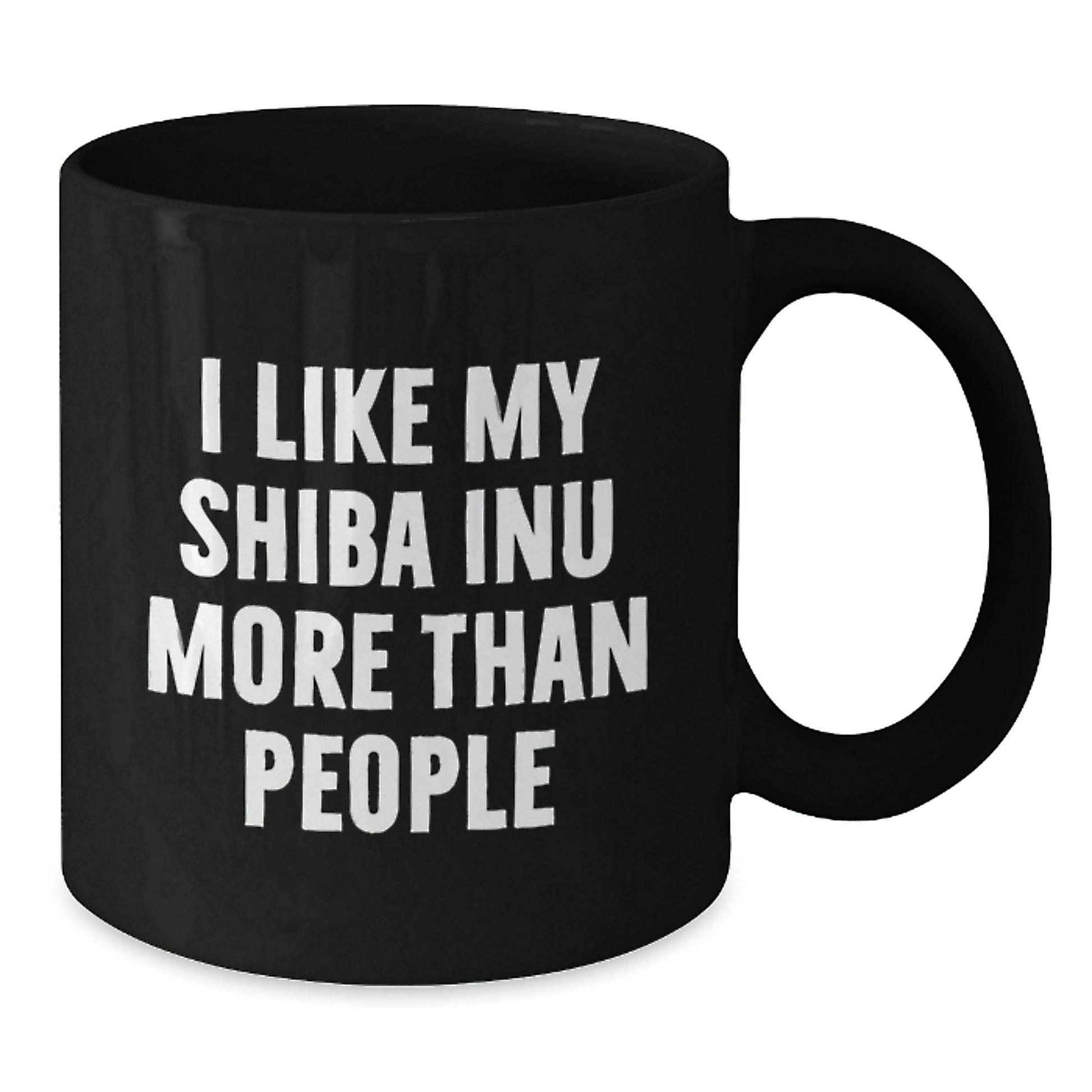 Shiba Inu Dog Lovers More Than People Funny Gifts from Friends to Family Birthday Unique Coffee Mugs - Additional