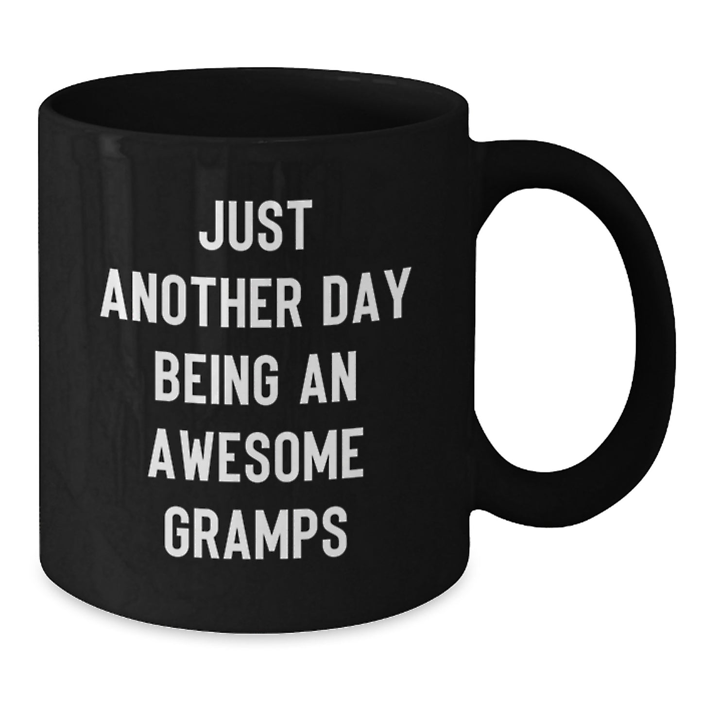 Funny Gramps Quotes Gifts from Men to Gramps, Birthday Unique Gifts for Awesome Gramps, Black Coffee Mug - Additional