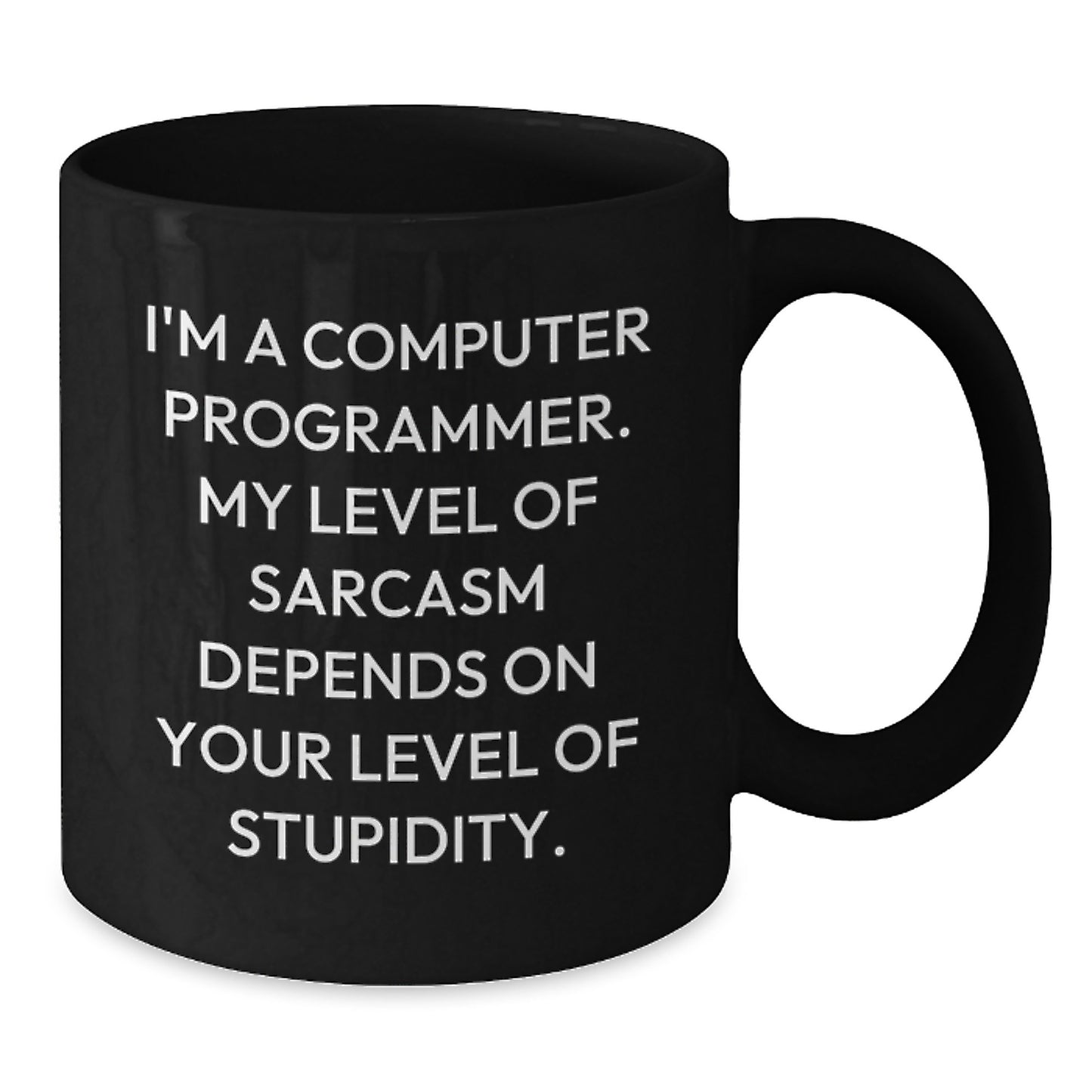 Computer Programmer Humor Gifts from Friends to Friends Funny Sarcasm Black Coffee Mug for Birthday - Additional
