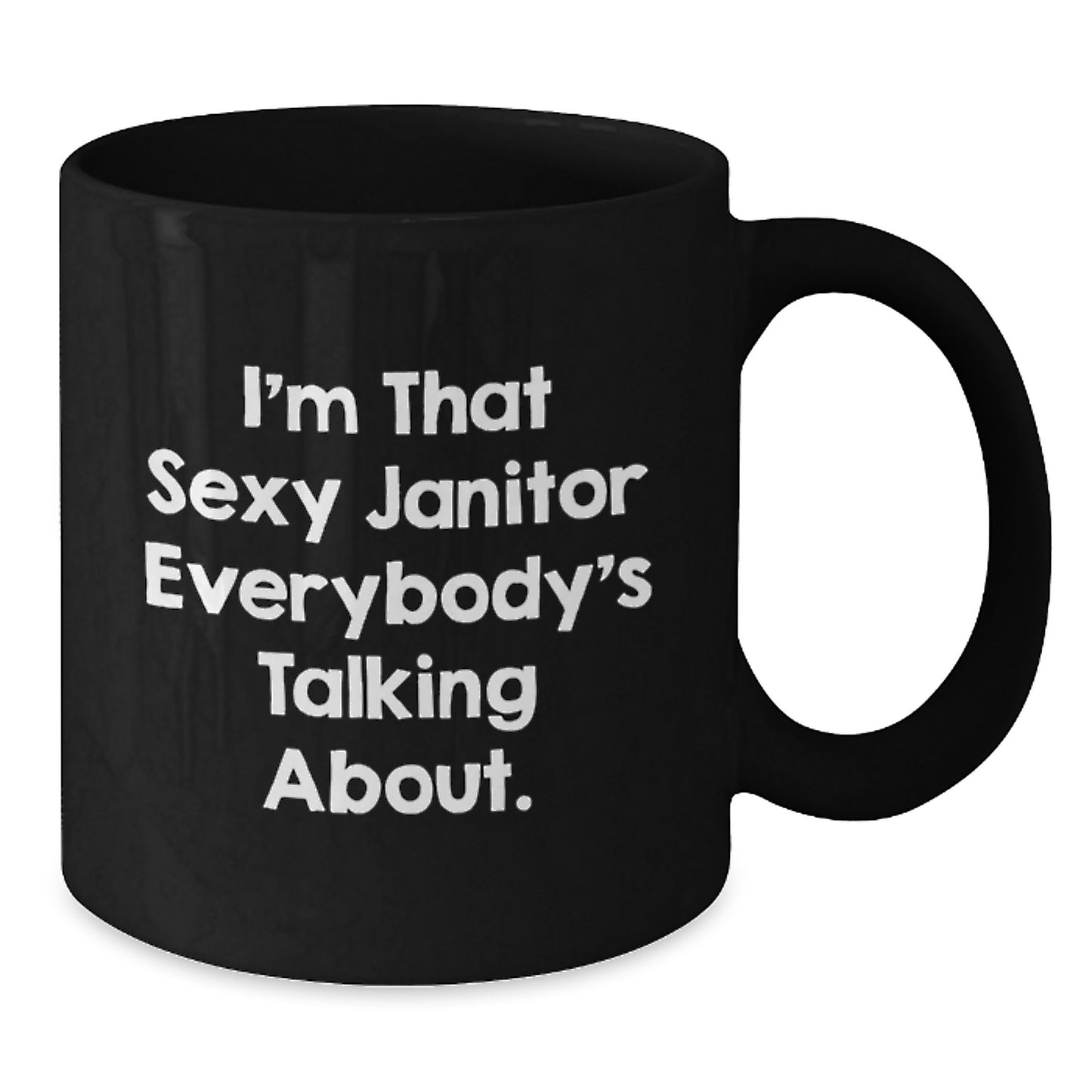 Funny Quote Janitor Gifts for Men Christmas Unique Mugs from Friends - Additional
