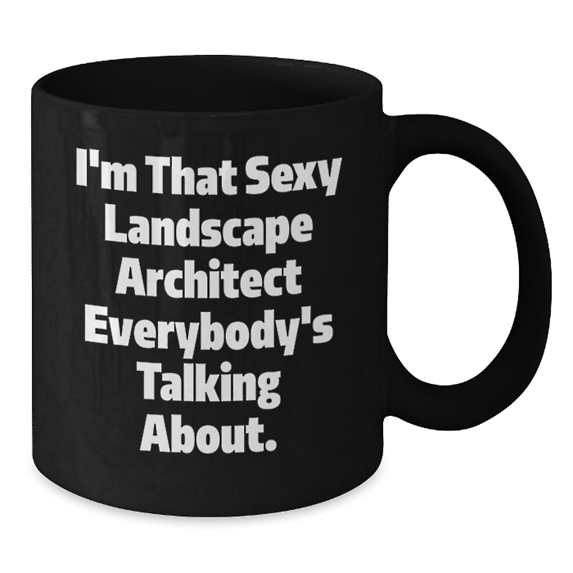Funny Quotes for Landscape Architects Christmas Unique Gifts from Men to Friends Black Coffee Mugs - Additional