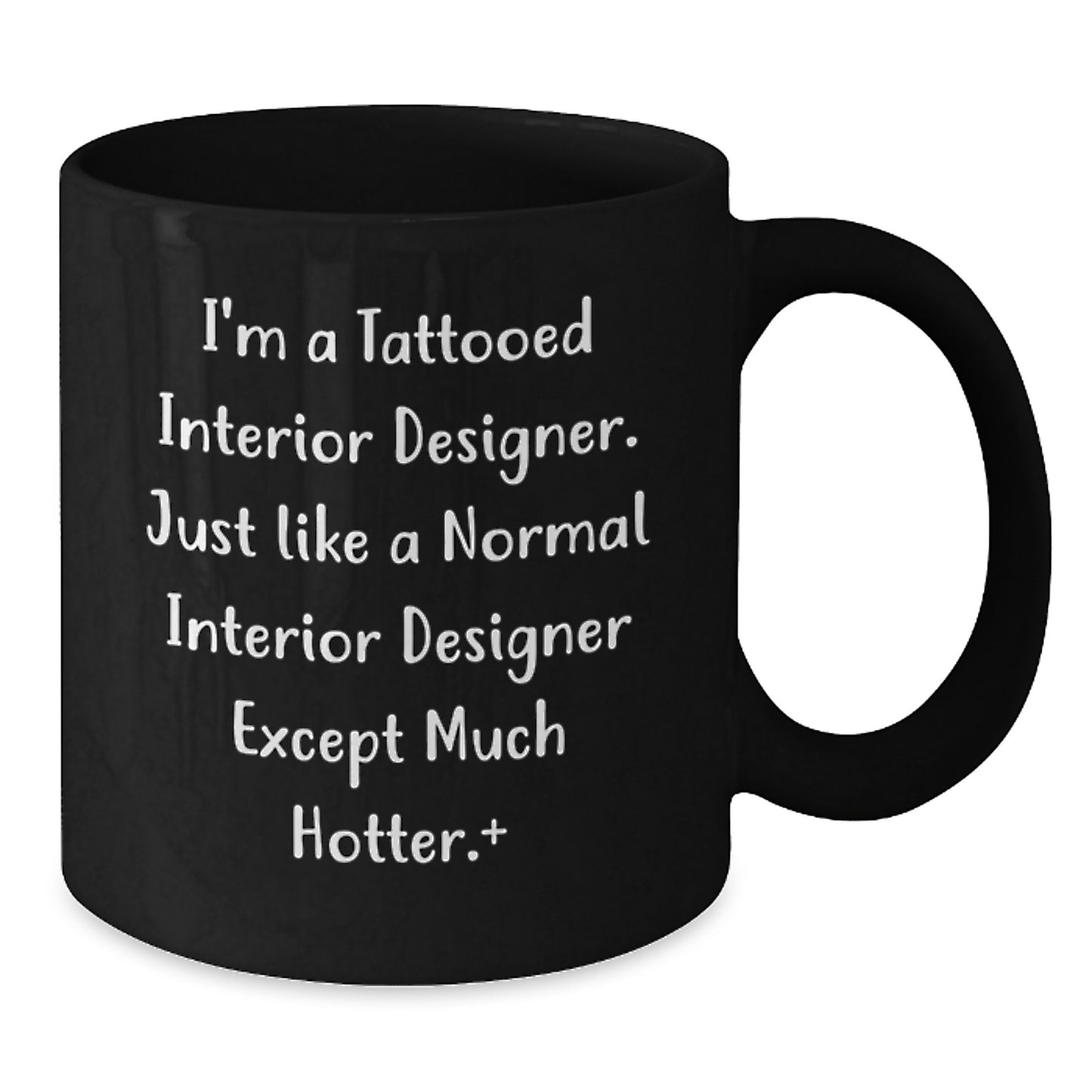 Funny Interior Designer Gifts for Men from Friends, Black Coffee Mug for Christmas Unique Gifts - Additional