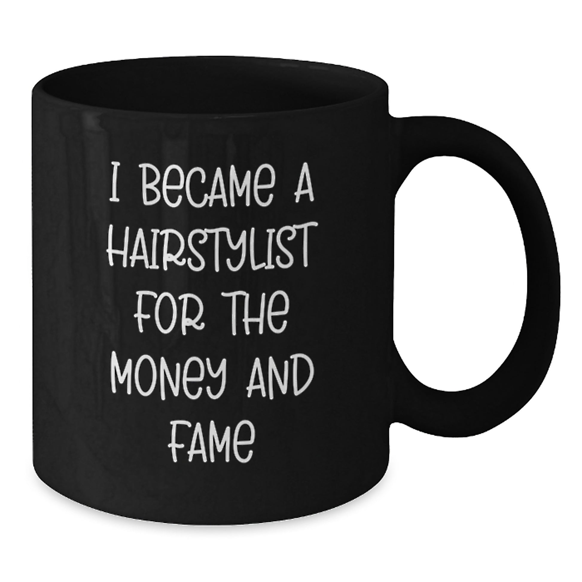 Funny Hairstylist Gifts from Men - Unique Christmas Memorable Presents for Hairstylists Friends and Family - Funny Quote Black Coffee Mug - Additional