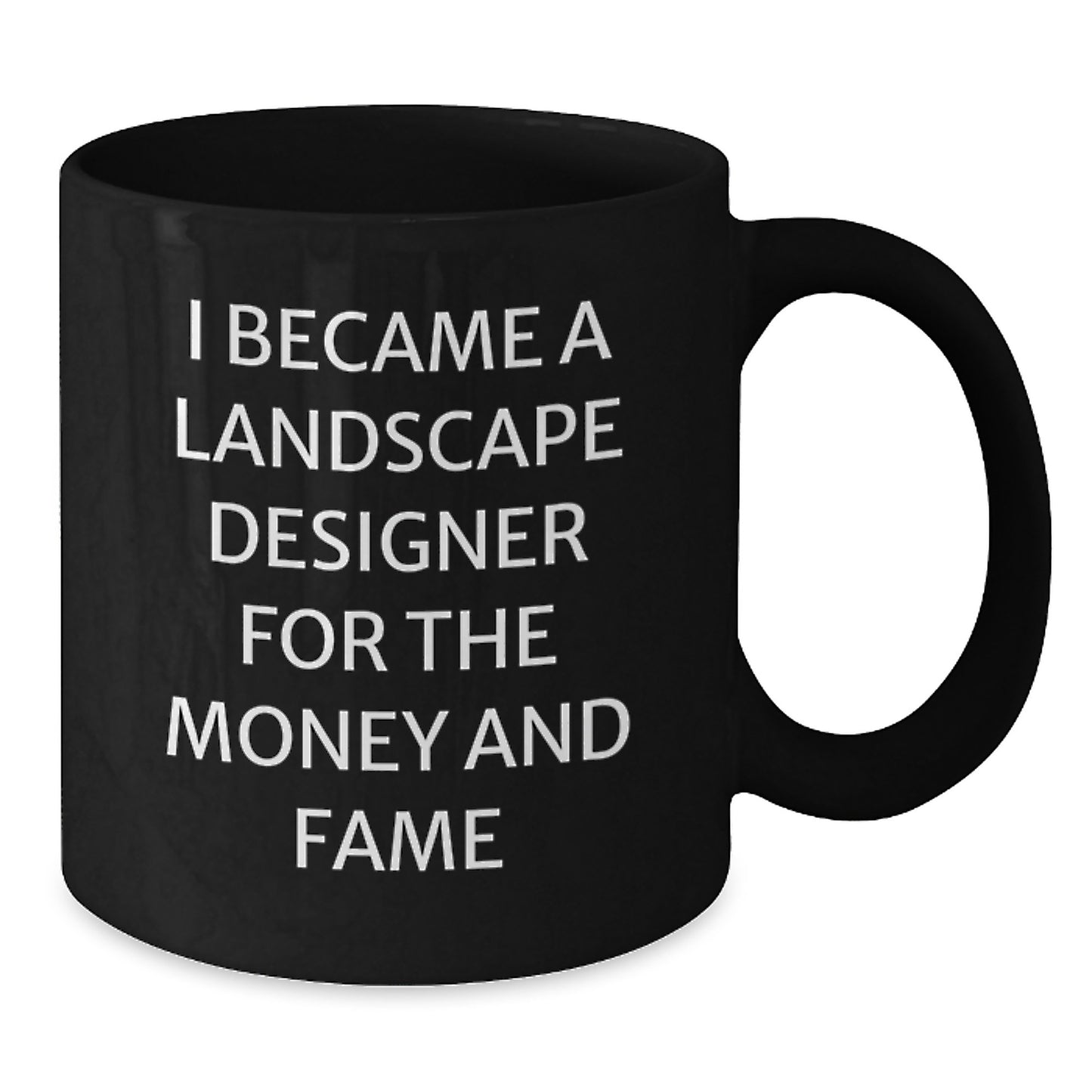 Funny Landscape Designer Quotes Gifts from Friends to Landscape Designers Black Coffee Mugs for Christmas Morning - Additional