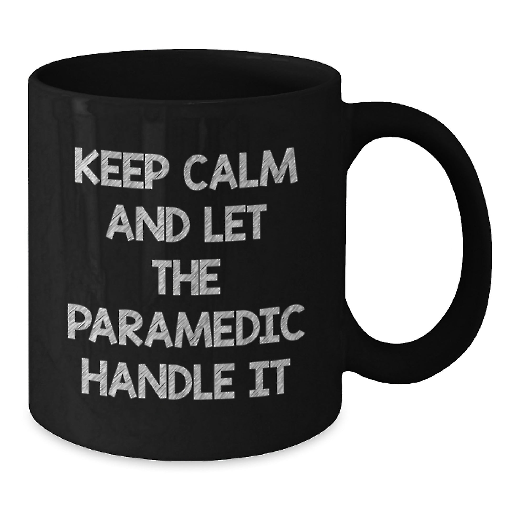 Funny Rescue Worker Gifts for Men Christmas Unique Mugs from Friends - Keep Calm And Let The Rescue Worker Handle It - Additional