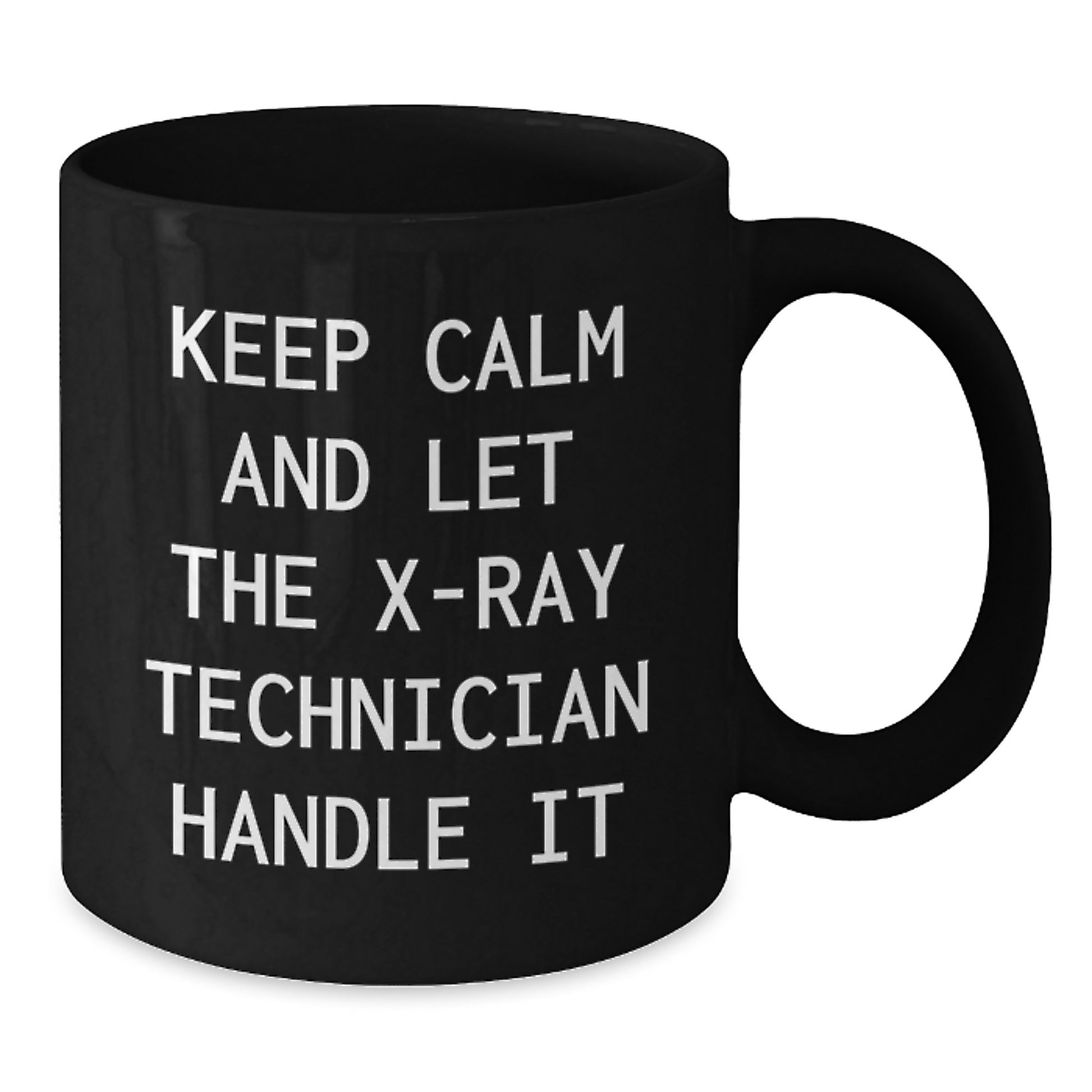 X-Ray Technician Christmas Unique Gifts from Friends, Funny X-Ray Tech Mug, Black Coffee Mug for Men, Women, Coworkers, Family and Friends - Additional