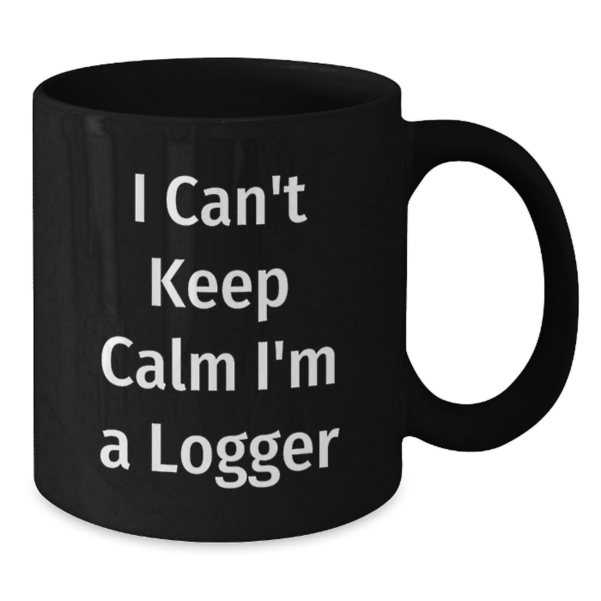 Funny Logger Black Coffee Mug Gifts from Friends and Family for Christmas - Additional