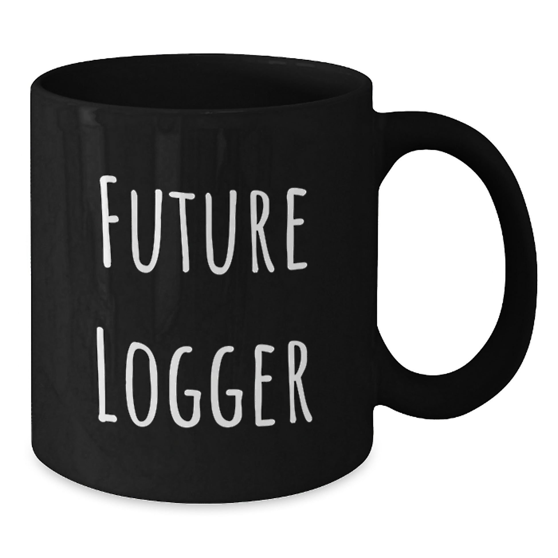 Funny Future Logger Black Coffee Mugs Gifts for Logger Men Friends Family from Men - Additional