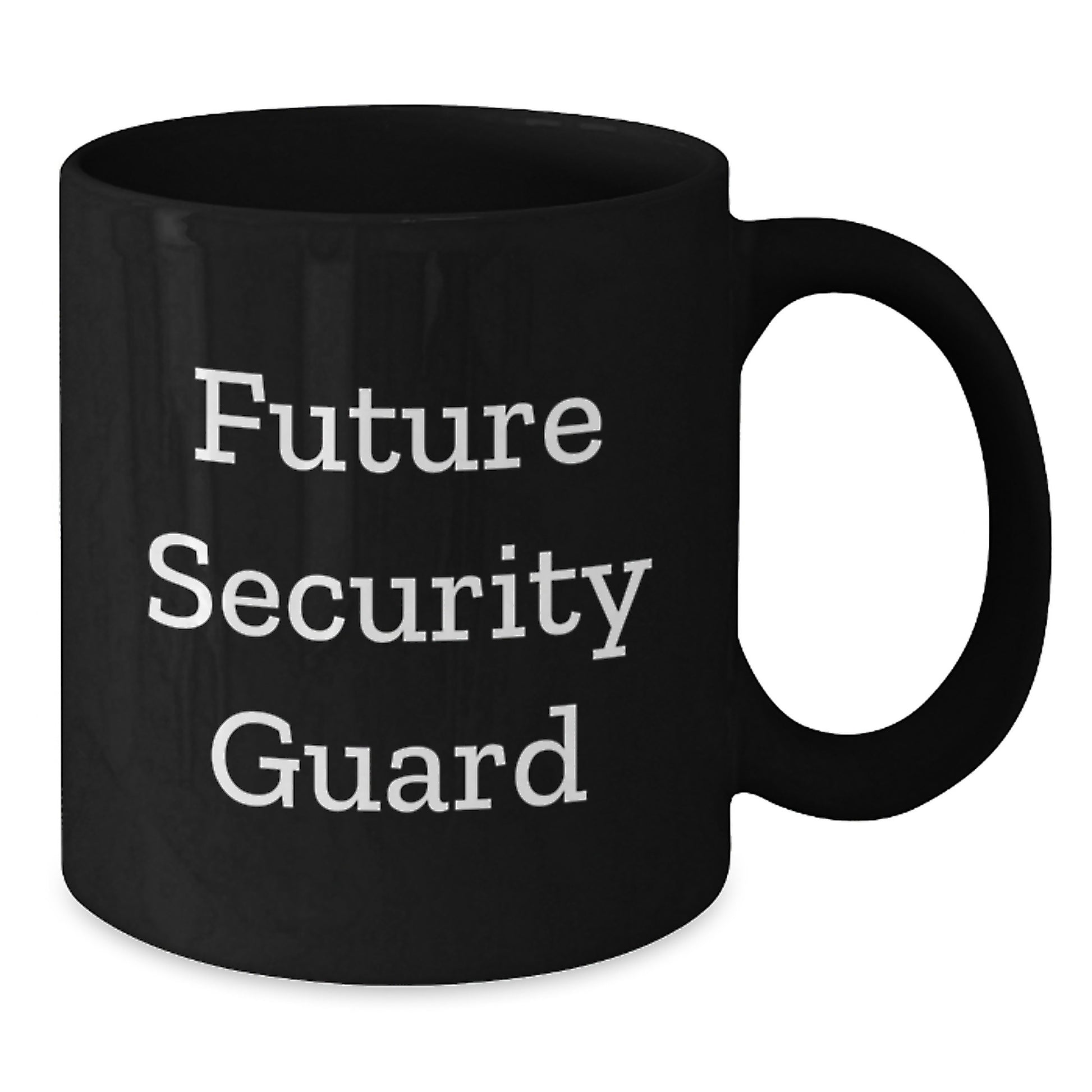 Fun Quotes for Future Security Guards, Funny Black Coffee Mugs, Christmas Unique Gifts for Security Guard Men from Friends, Funny Security Guard Gifts for Him - Additional