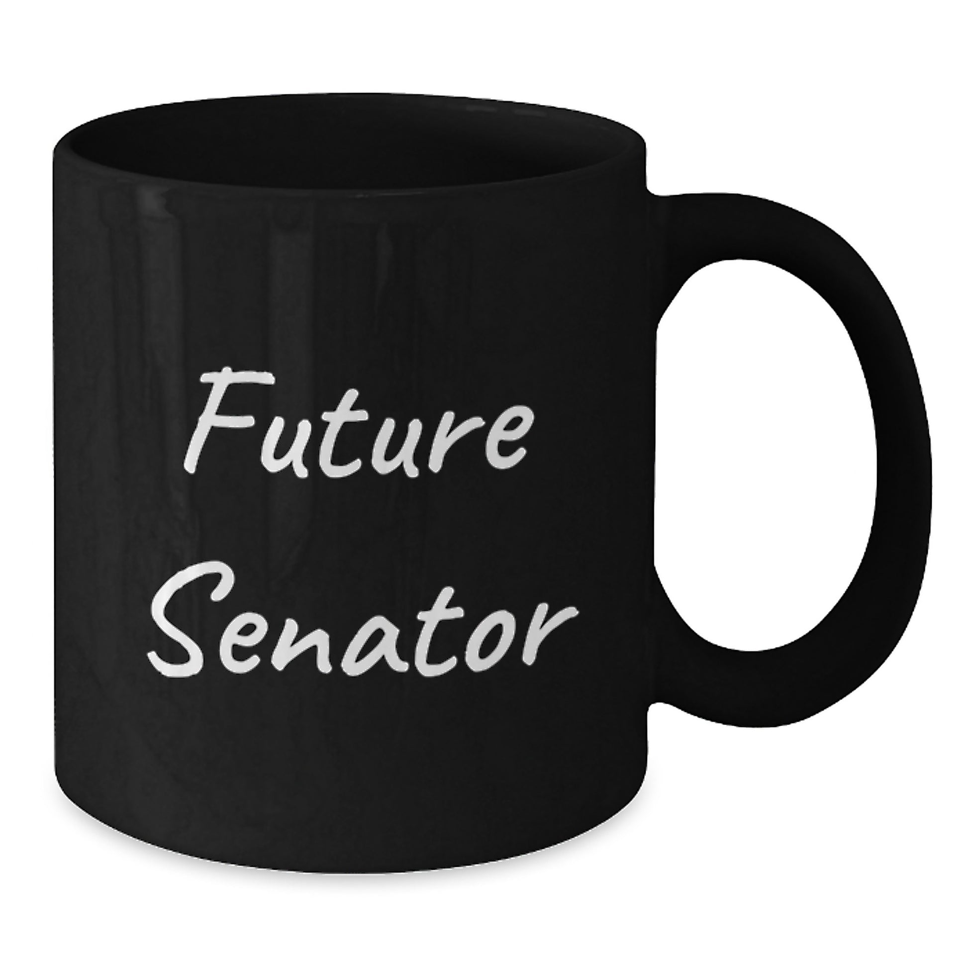 Funny Inspirational Gifts from Friends and Family to Future Senator Black Coffee Mugs Christmas Unique Presents - Additional
