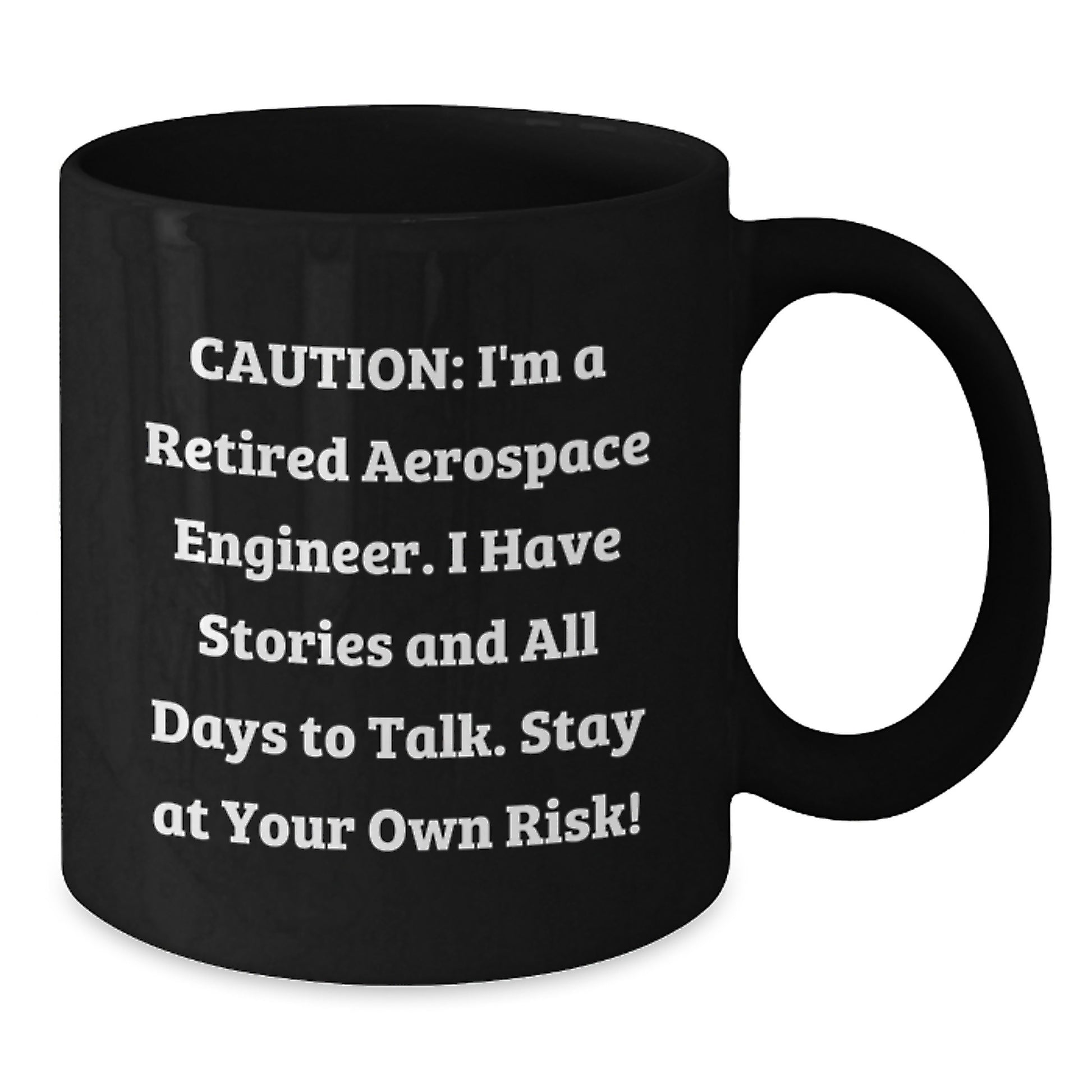Aerospace Engineer Christmas Unique Gifts from Friends Funny Quote Black Coffee Mug, Unique Holiday Presents for Men Women Coworkers Family, 11oz 15oz Ceramic Mugs Safe for Microwave Dishwasher - Additional