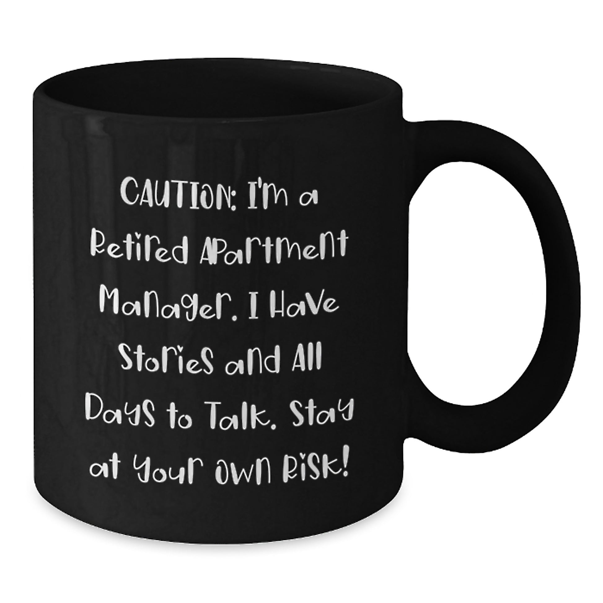 Funny Stories of a Retired Apartment Manager Gifts from Men to Men for Christmas Unique - Additional