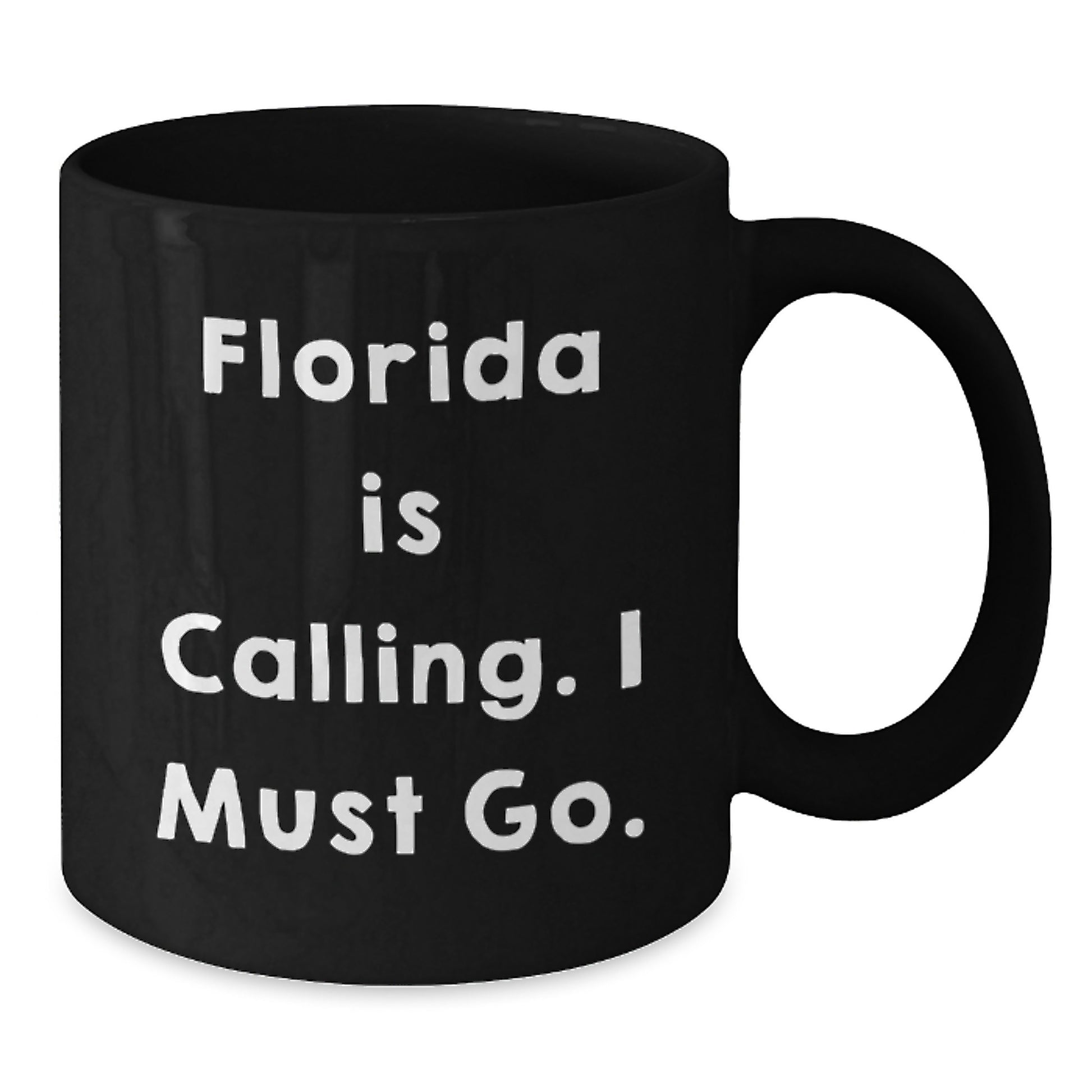 Florida Gifts from Friends, Black Coffee Mugs with Funny Quote for Holiday Season, Gifts for Men Women Coworkers Family - Additional