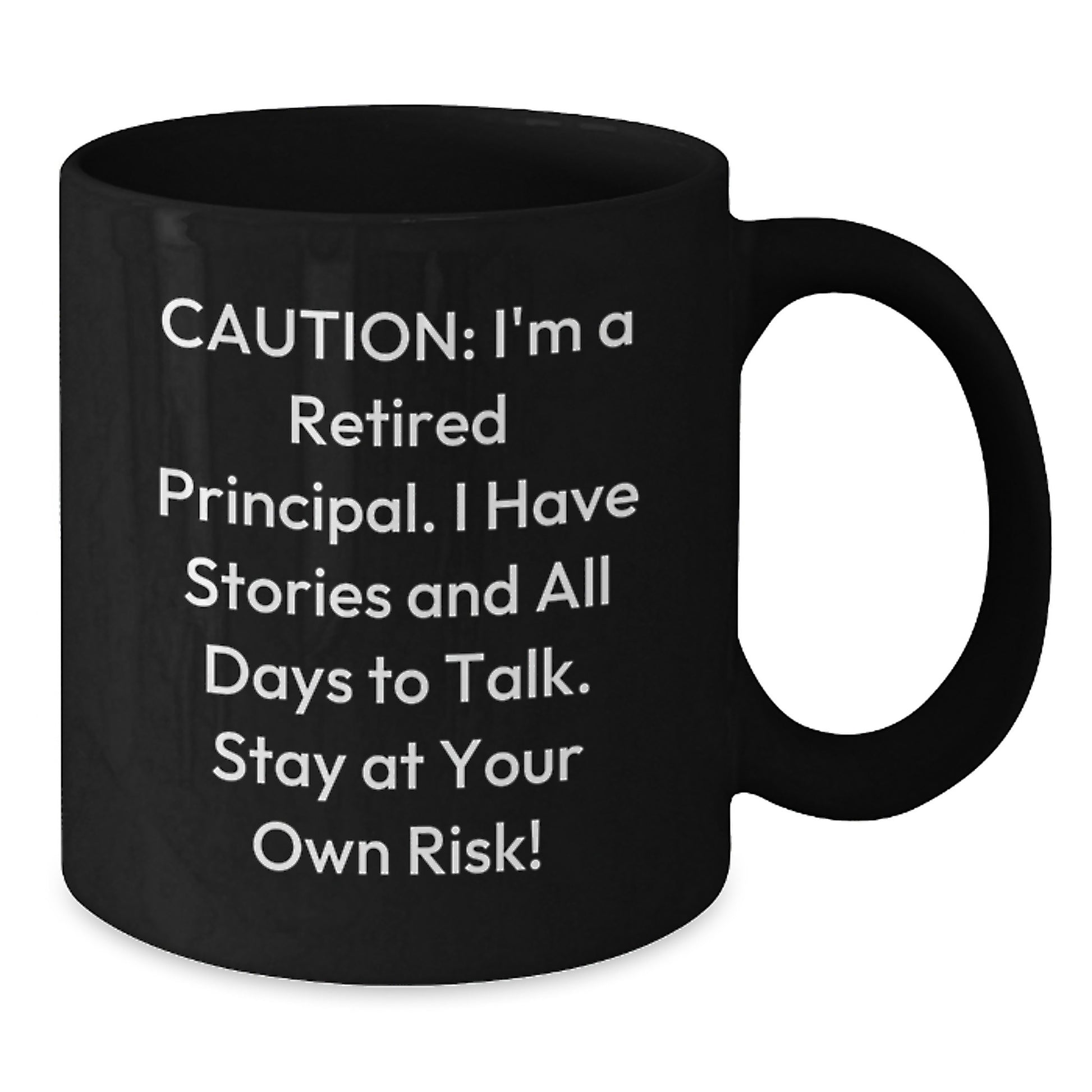 Funny Principal Gifts, Black Coffee Mug, for Him, Unique Christmas Unique Gifts from Friends, Men, Family - Additional