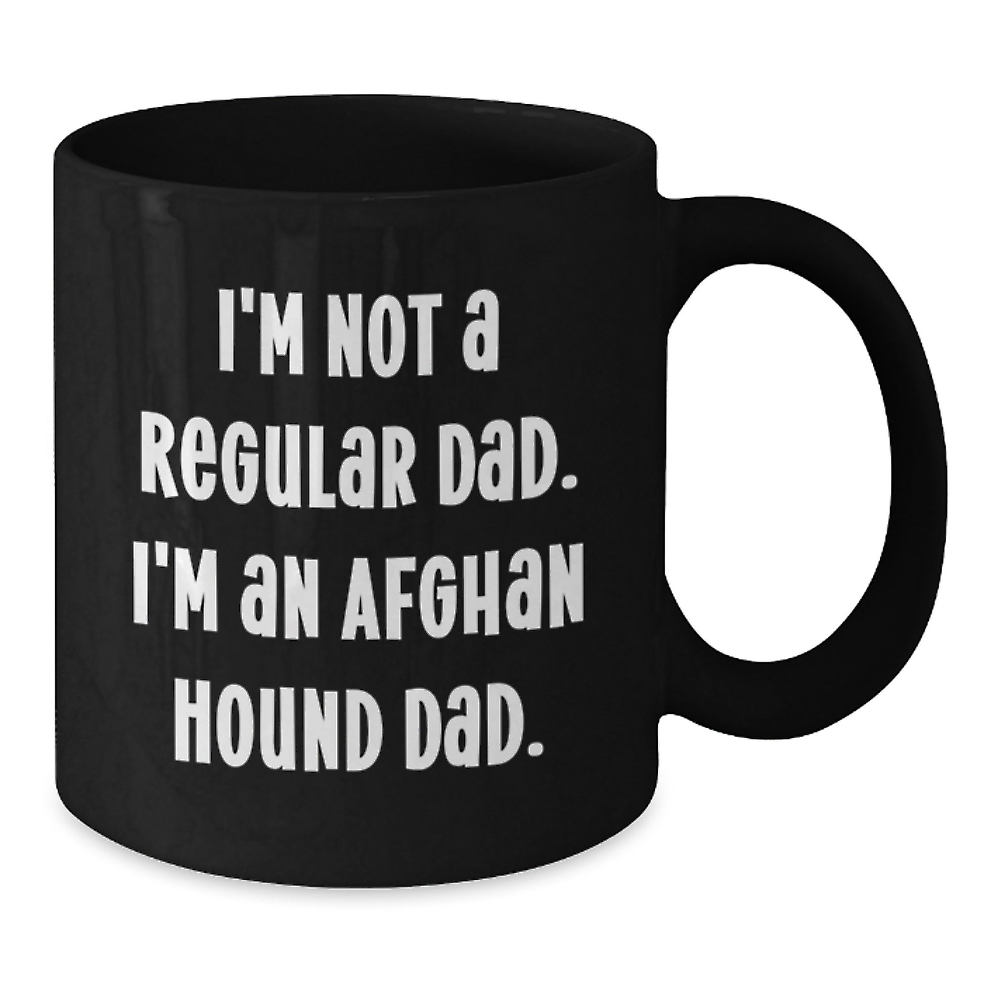 Funny Afghan Hound Dog Gifts for Dad, Christmas Unique Mugs from Men to Family - Additional