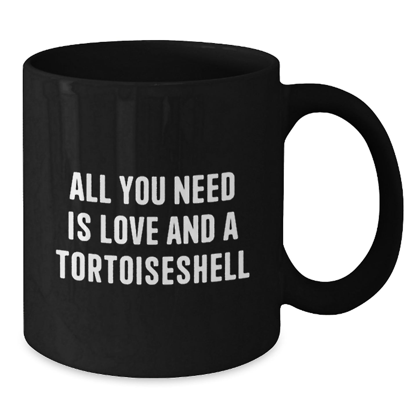 Tortoiseshell Cat Christmas Unique Gifts, Funny Quote Black Coffee Mug Gifts for Tortoiseshell Cat Lover, Best Gift from Friends - Additional