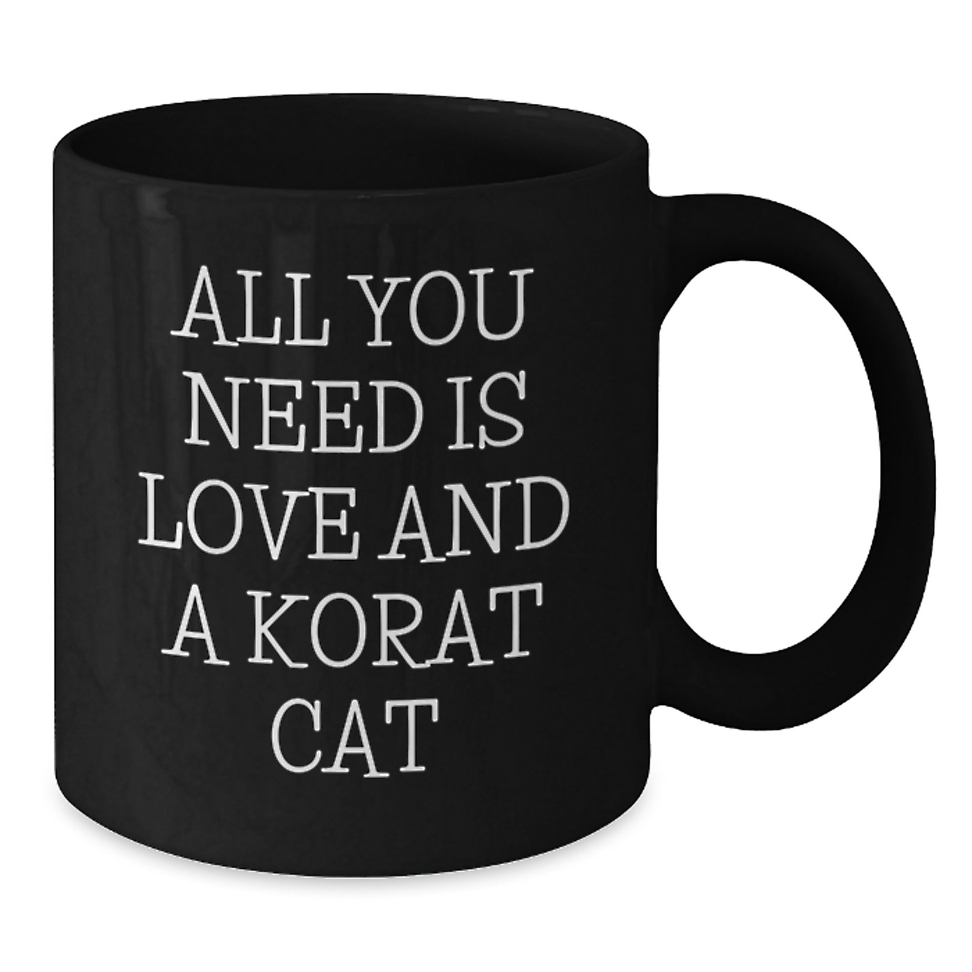 Korat Cat Lovers Gifts Funny Black Coffee Mugs From Family To Friends For Birthday - Additional