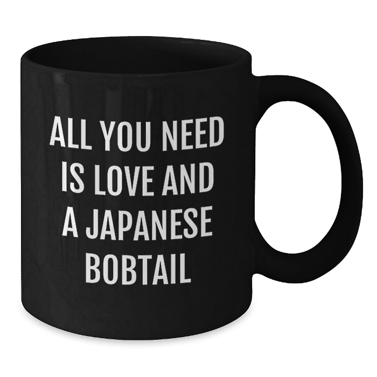 Japanese Bobtail Cat Lovers Gifts from Friends for Birthday, Inspirational Quote Coffee Mug, 11oz or 15oz Microwave and Dishwasher Safe - Additional