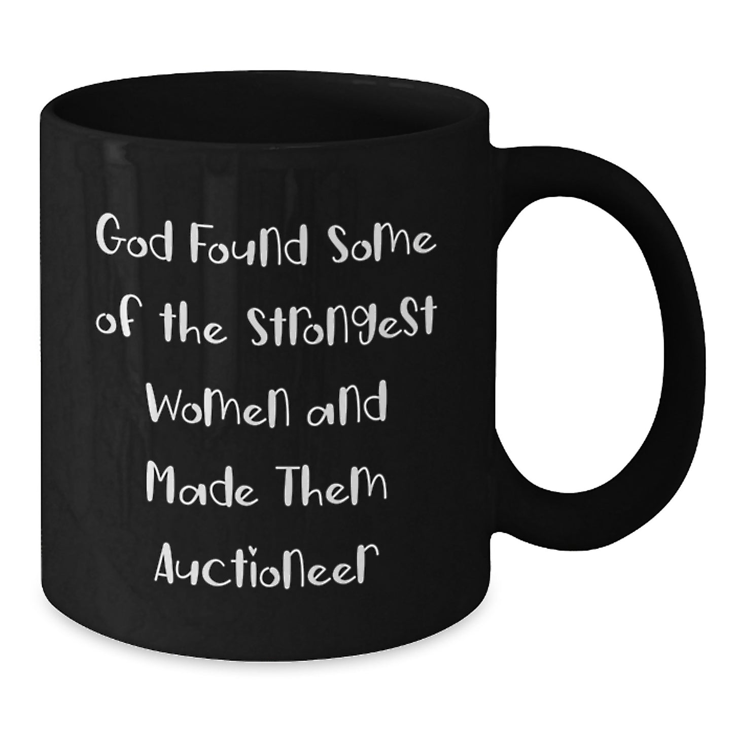 Auctioneer Humor Funny Black Coffee Mug Gifts from Friends to Auctioneer, Birthday Unique Gift for Auctioneer Women Men - Additional